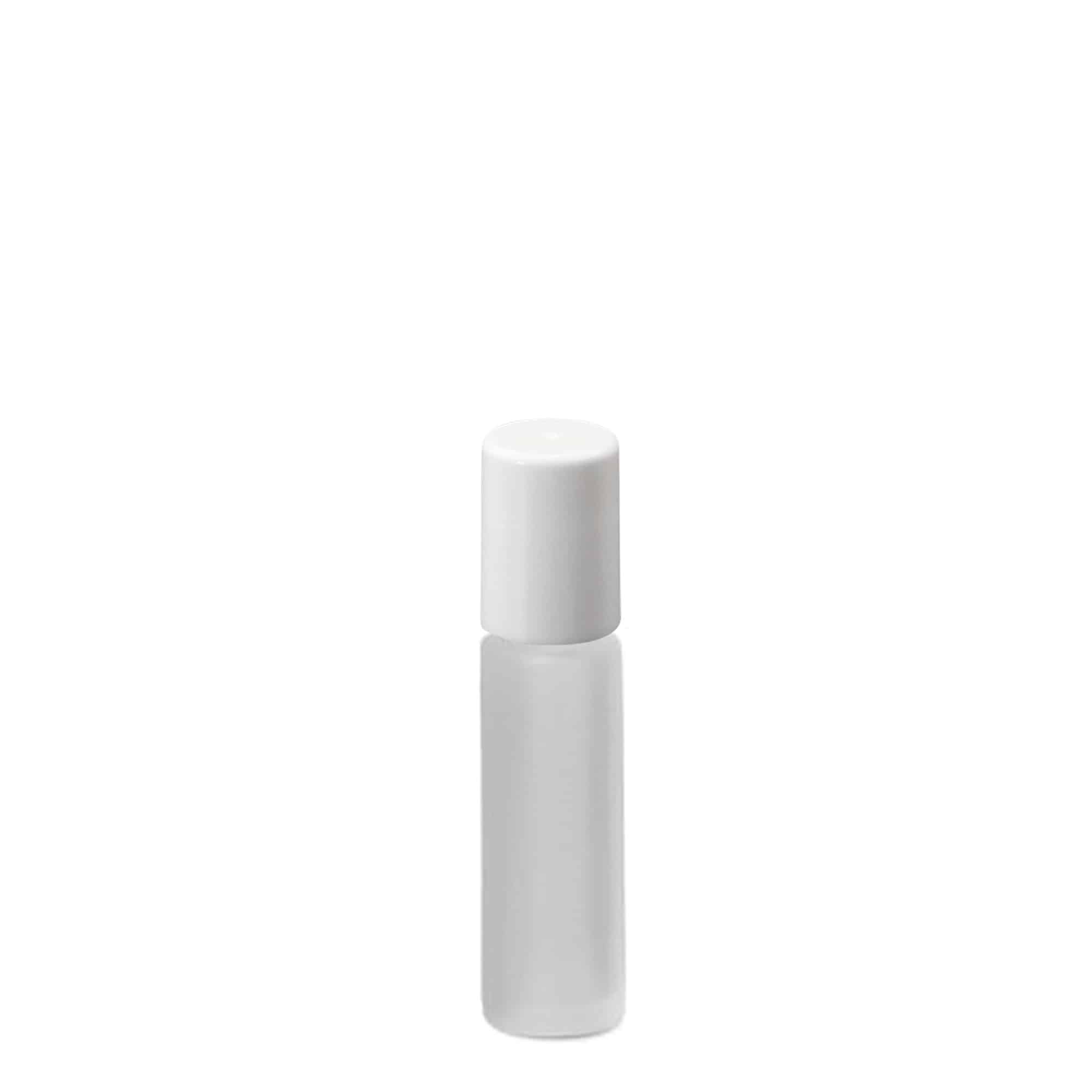 10 ml roll-on pudele, stikls, matēts, atvere: skrūvējams vāciņš