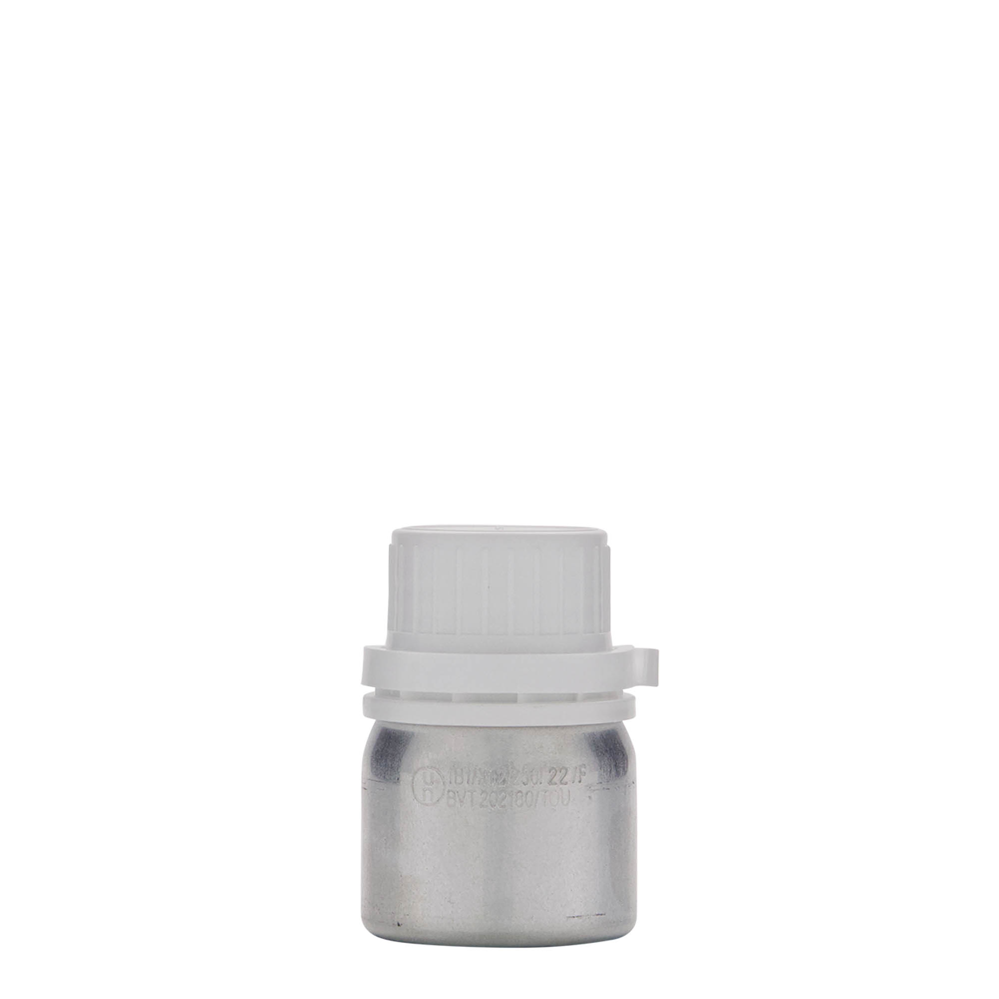 50 ml alumīnija pudele, metāls, sudraba krāsā, atvere: DIN 32 50 ml alumīnija pudele, metāls, sudraba krāsā, atvere: DIN 32