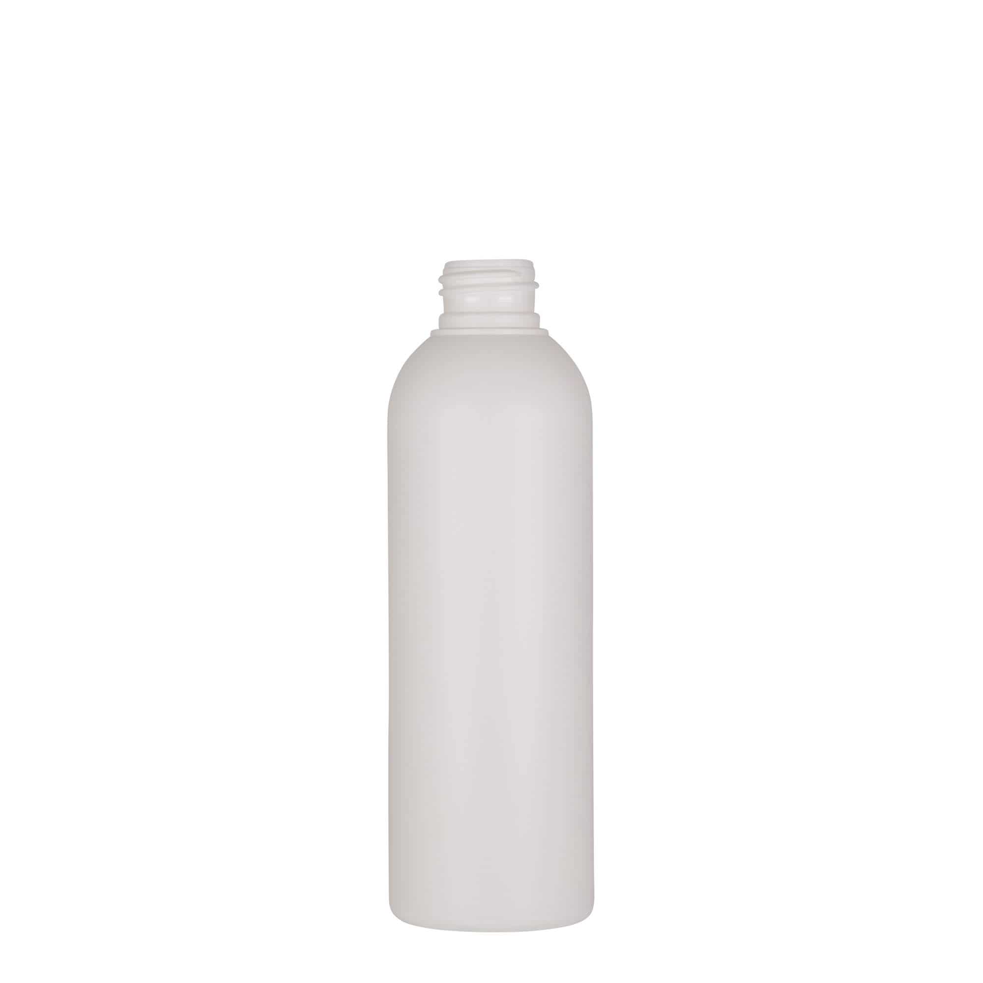 200 ml plastmasas pudele 'Tuffy', HDPE, balta, aizdare: GPI 24/410 200 ml plastmasas pudele 'Tuffy', HDPE, balta, aizdare: GPI 24/410