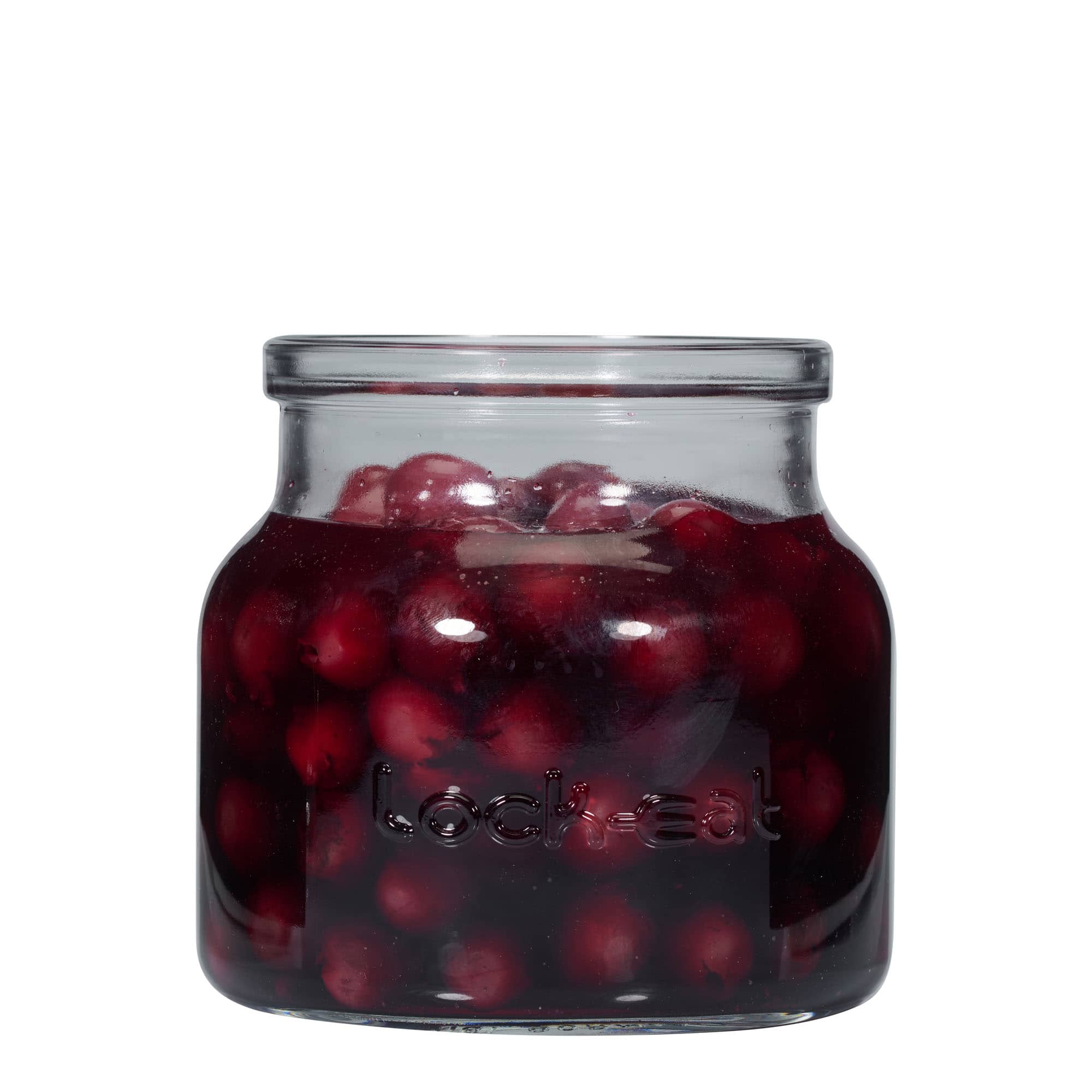 1.500 ml stiklaina burka ar metāla aizdari 'Lock-Eat', atvere: metāla aizdare ar stiepli