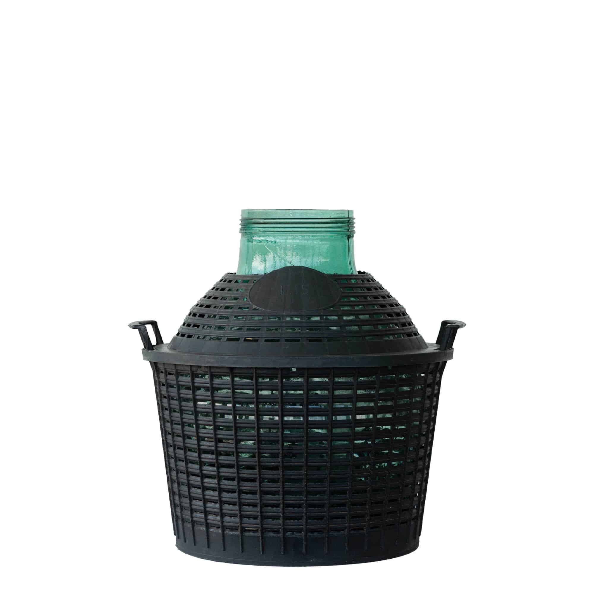 15 l pudele balona formā, paplašināts kakls, stikla, aizdare: skrūvējams vāciņš 15 l pudele balona formā, paplašināts kakls, stikla, aizdare: skrūvējams vāciņš