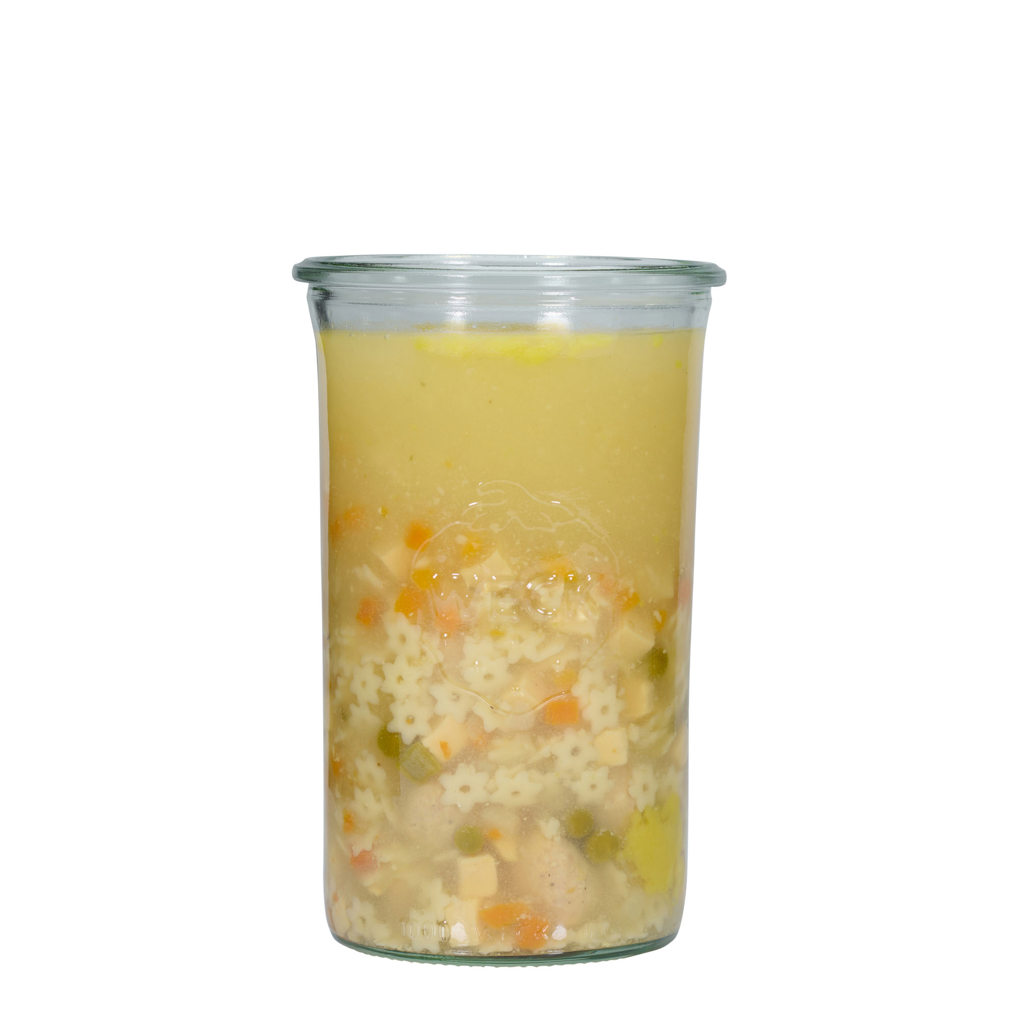 1.000 ml WECK kritenes burka #, atvere: apaļš malējums 1.000 ml WECK kritenes burka #, atvere: apaļš malējums