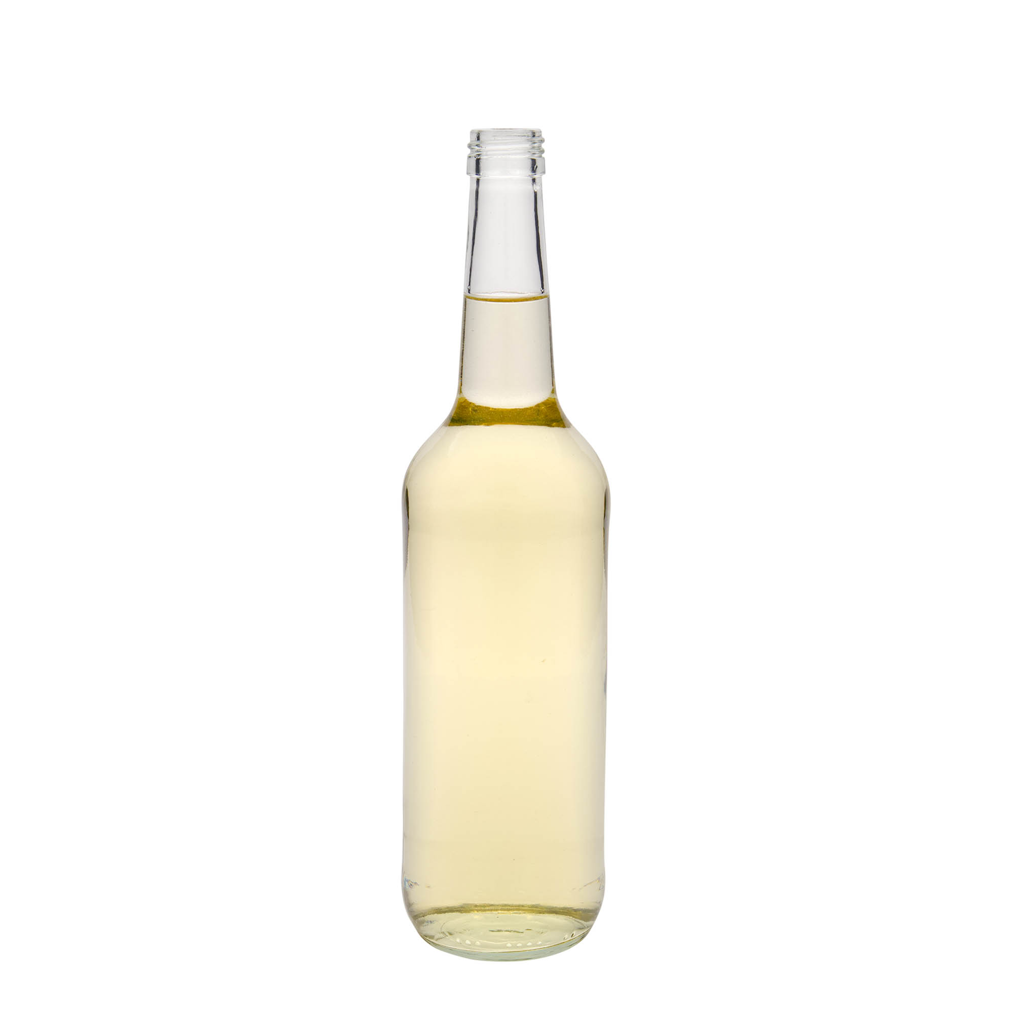 700 ml stikla pudele ar taisnu kaklu, atvere: PP 28