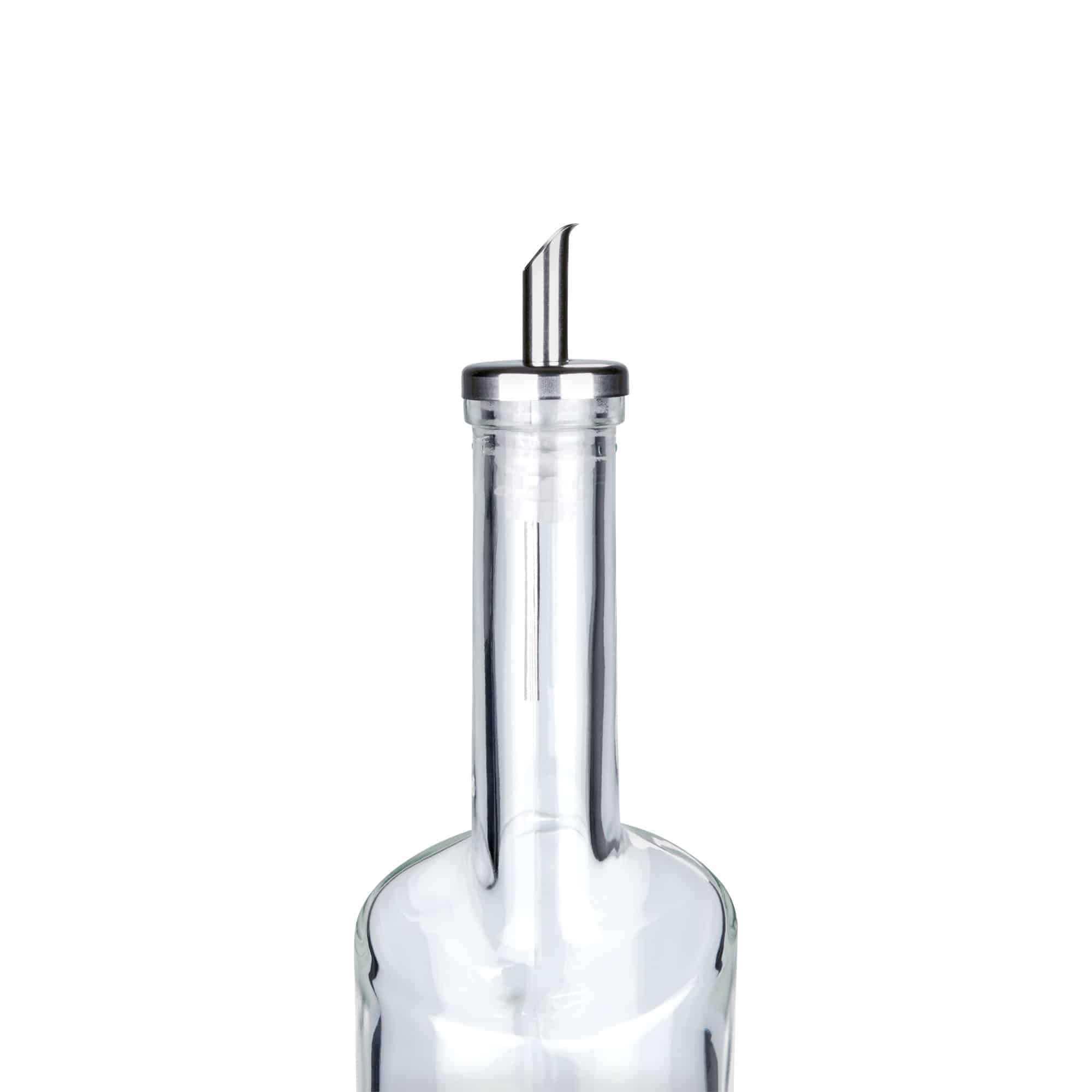 Izliešanas uzgalis Inox eļļas, nerūsējošā tērauda, sudraba