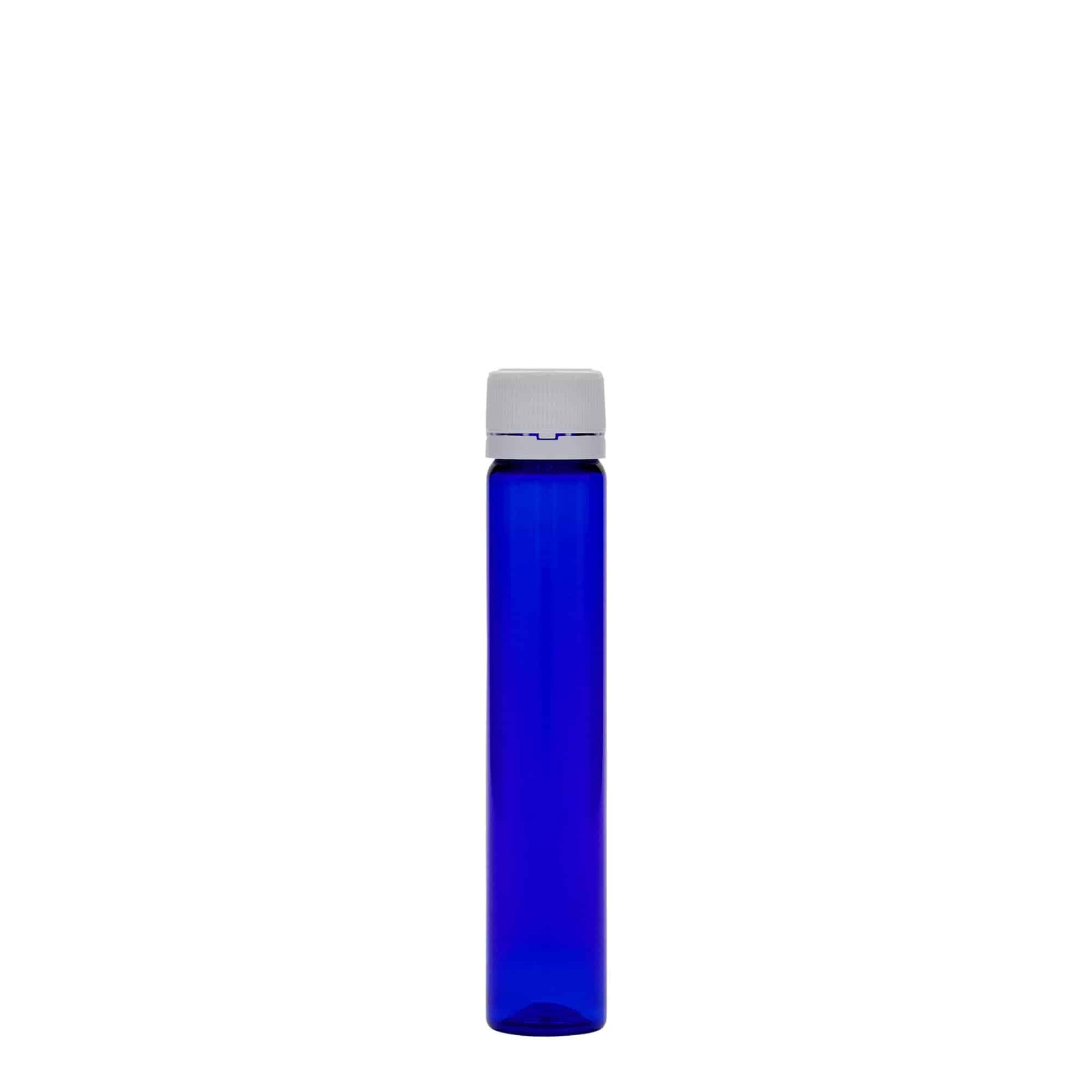 25 ml PET caurulīte, plastmasa, karaliski zils, atvere: skrūvējams vāciņš