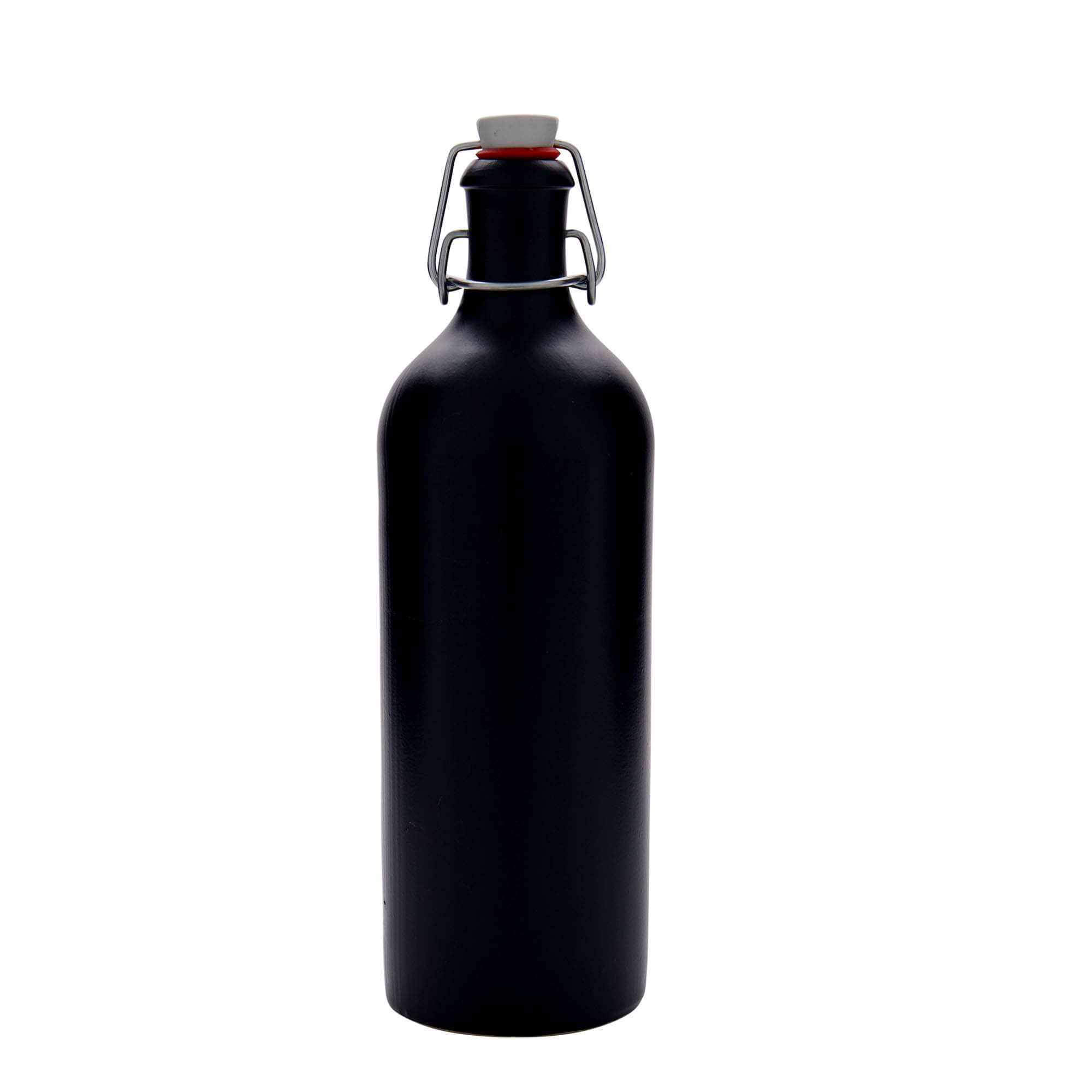 750 ml māla krūze, akmens trauks, melna, atvere: aizbāžņa aizvērums
