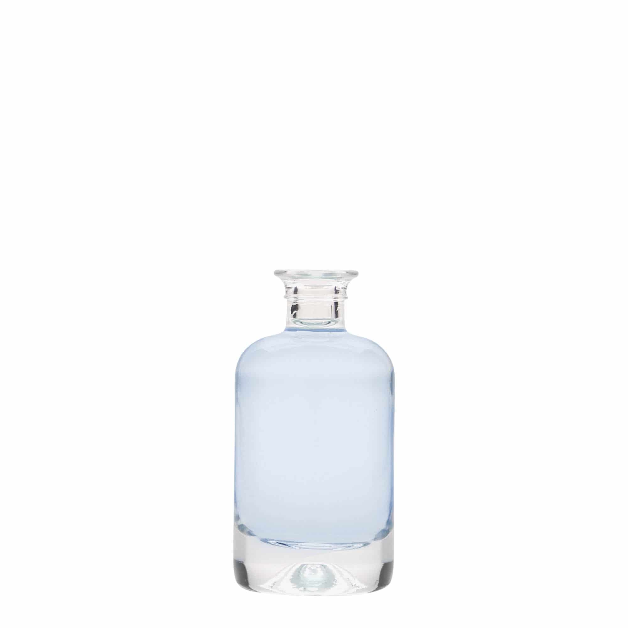 40 ml stikla pudele aptiekāram, atvere: korķis