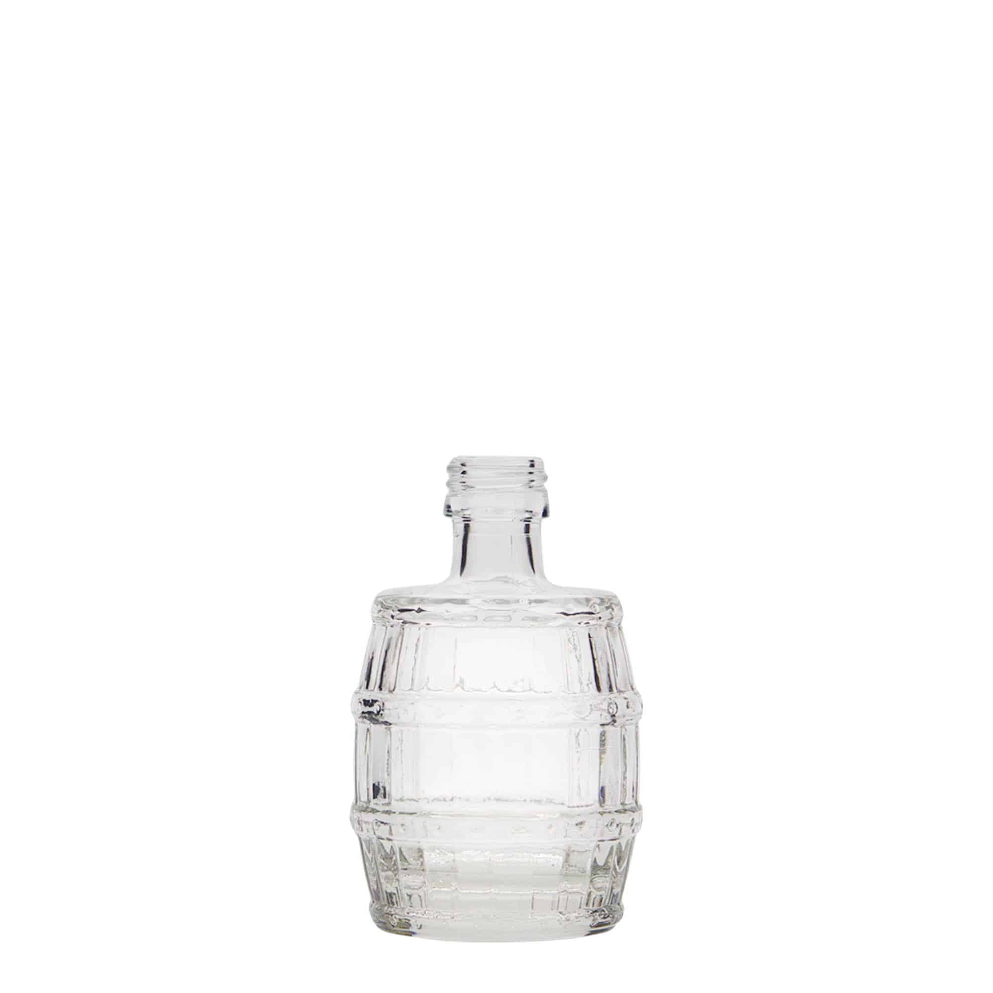 50 ml stikla pudele 'Muca', aizdare: PP 18 50 ml stikla pudele 'Muca', aizdare: PP 18