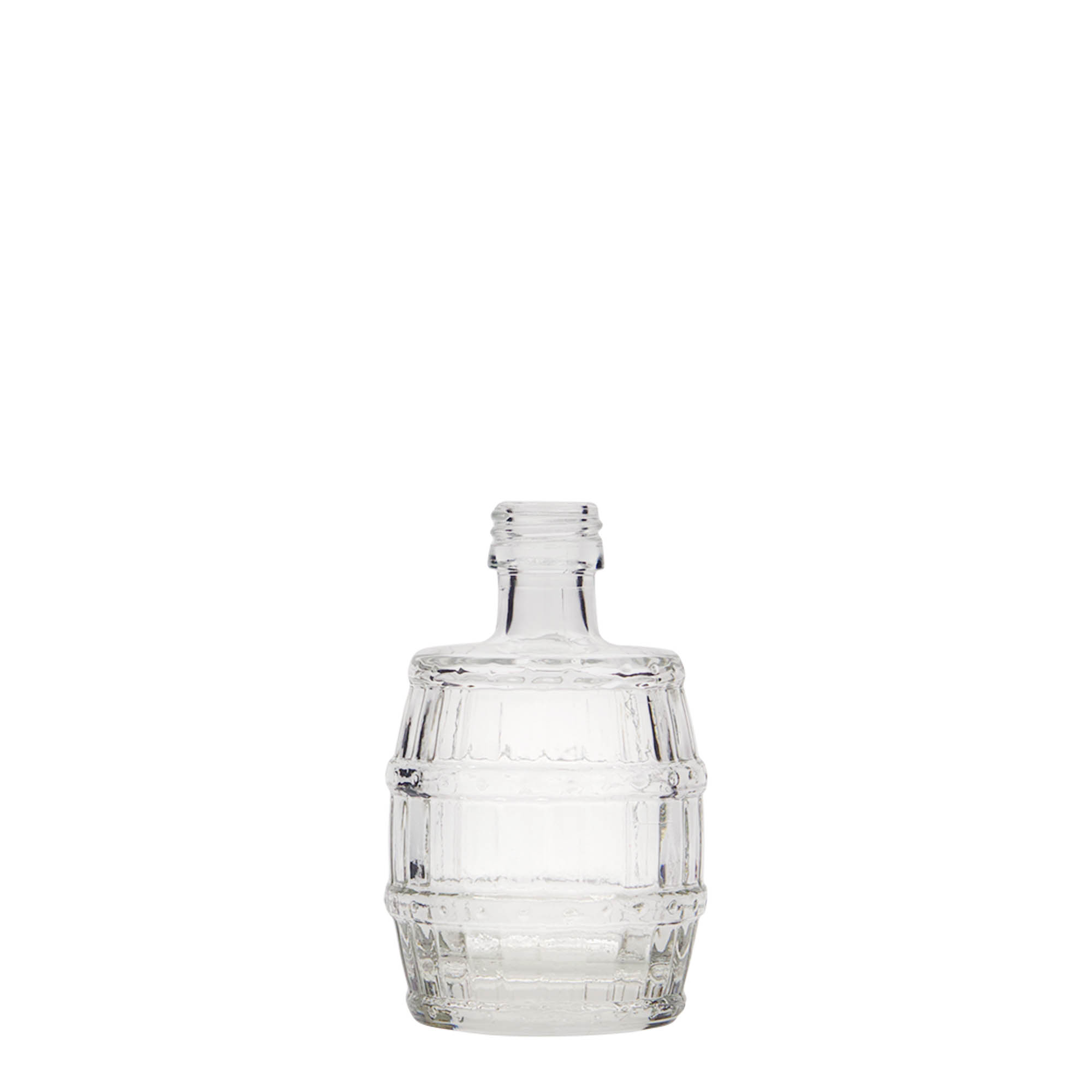 50 ml stikla pudele 'Mucas', atvere: PP 18 50 ml stikla pudele 'Mucas', atvere: PP 18
