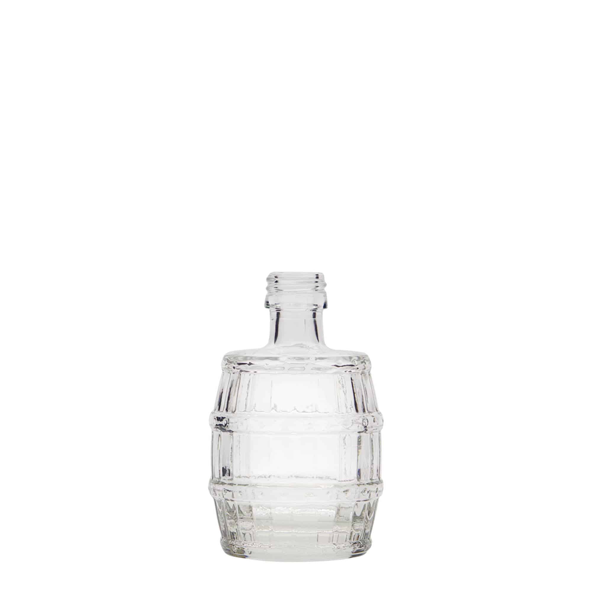 50 ml stikla pudele 'Mucas', atvere: PP 18