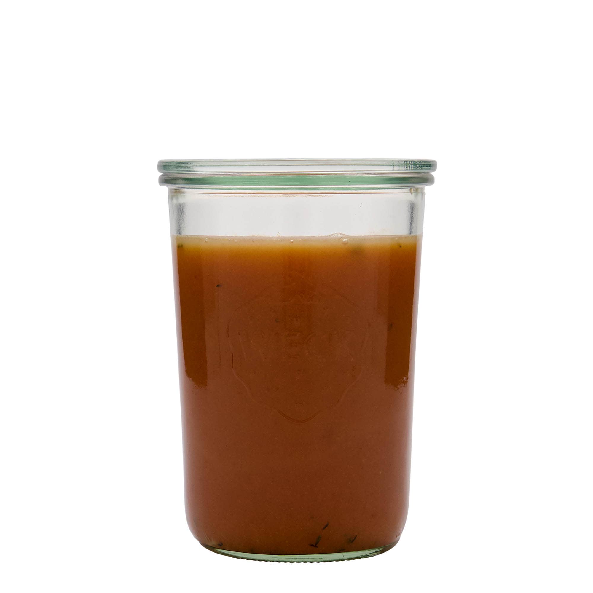 850 ml WECK kritiena burka, atvere: Apaļa mala