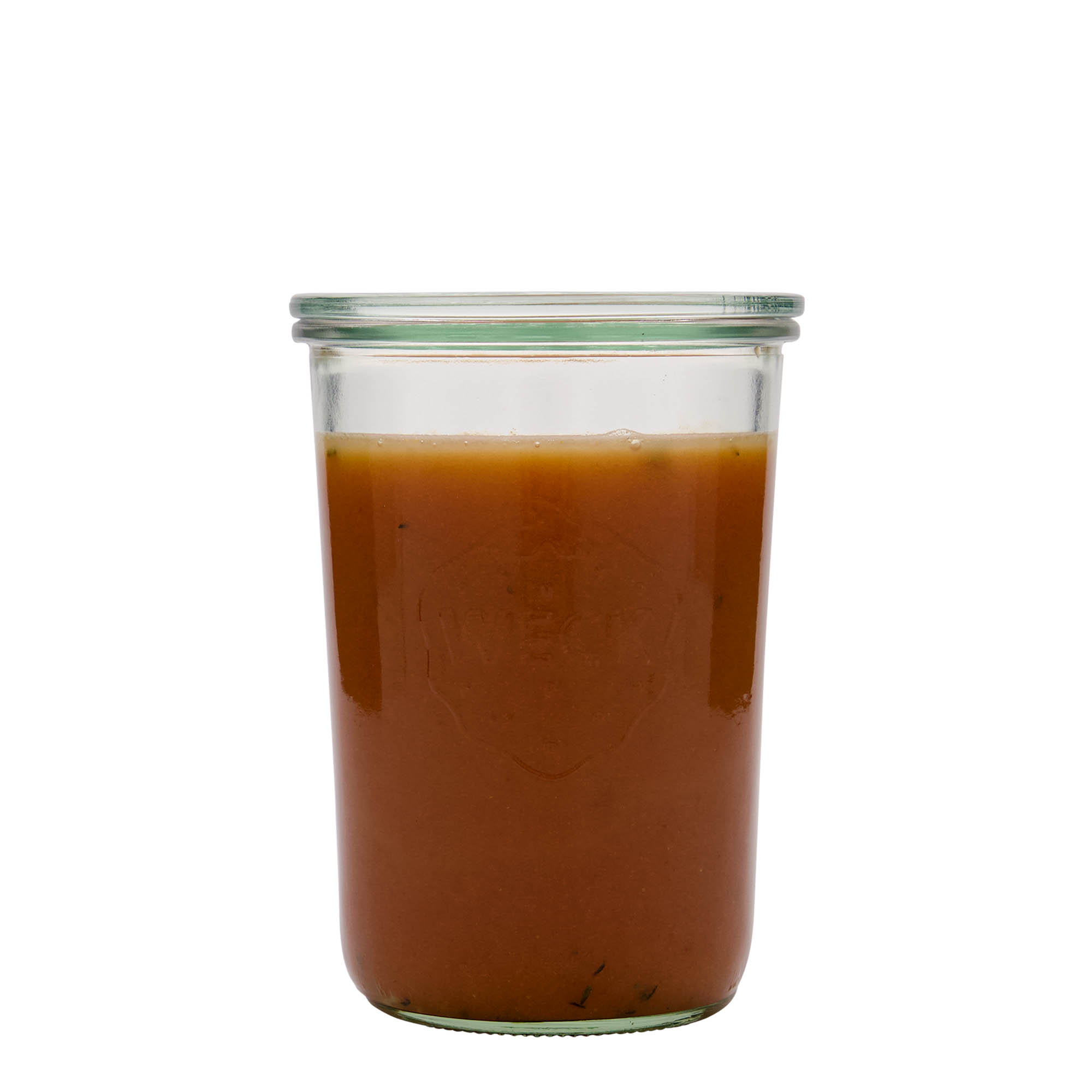 850 ml WECK kritiena burka, atvere: Apaļa mala 850 ml WECK kritiena burka, atvere: Apaļa mala