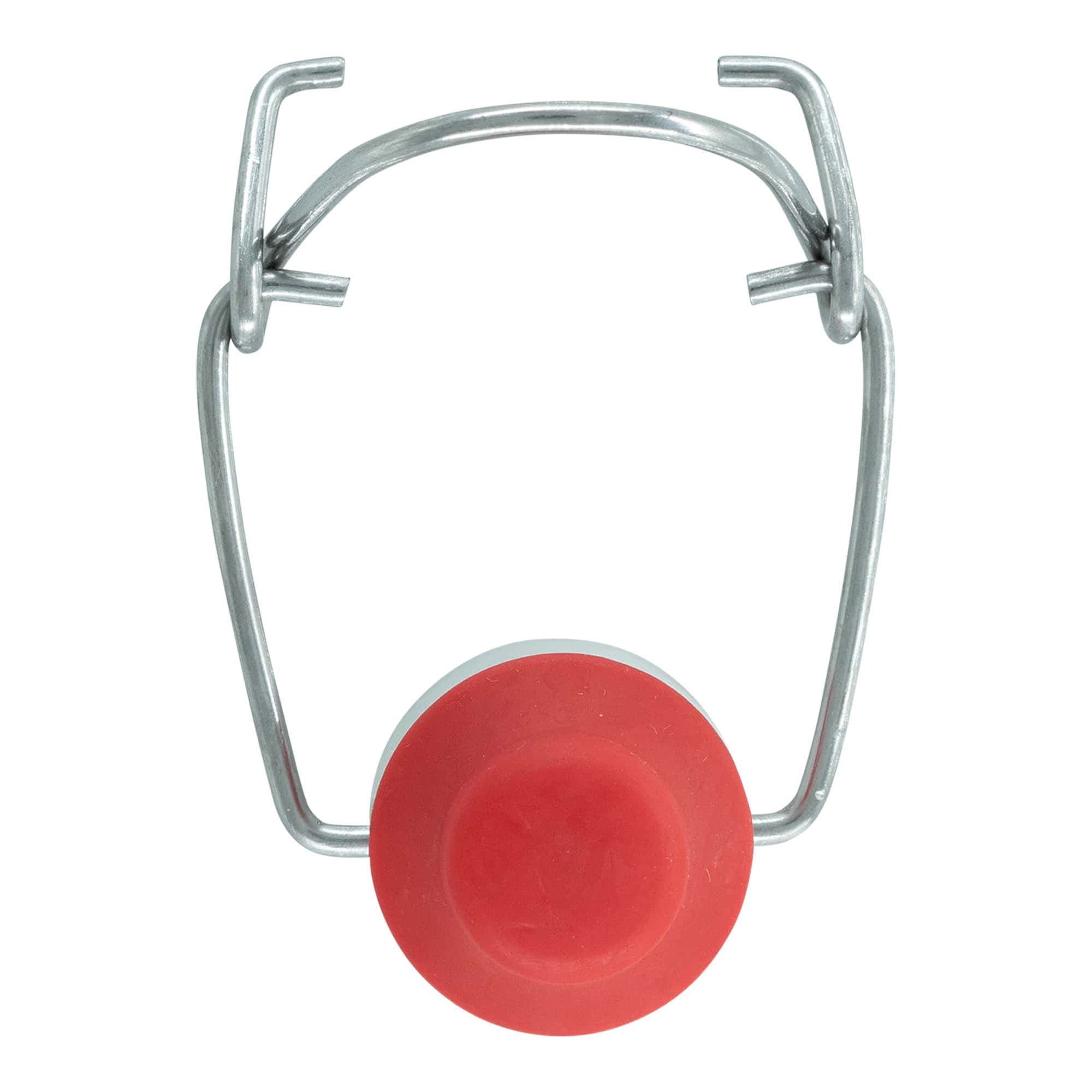 Speciāla izmēra skava, plastmasa, sarkani-balts