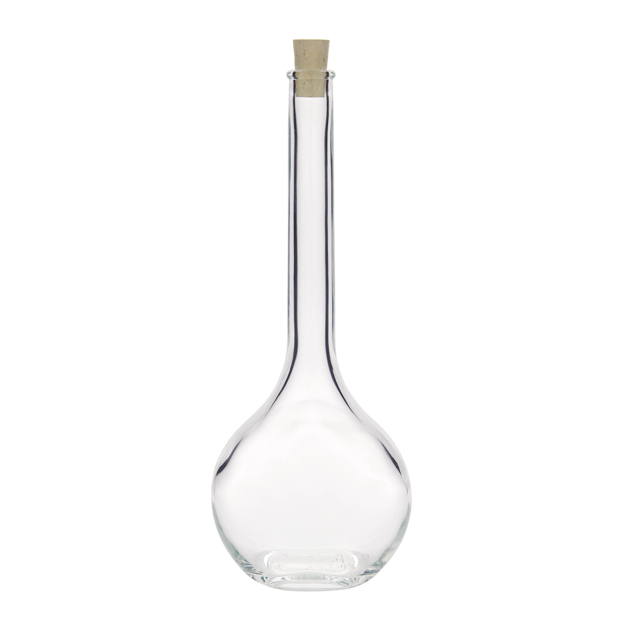 500 ml stikla pudele 'Contessa', ovāla, atvere: korķis
