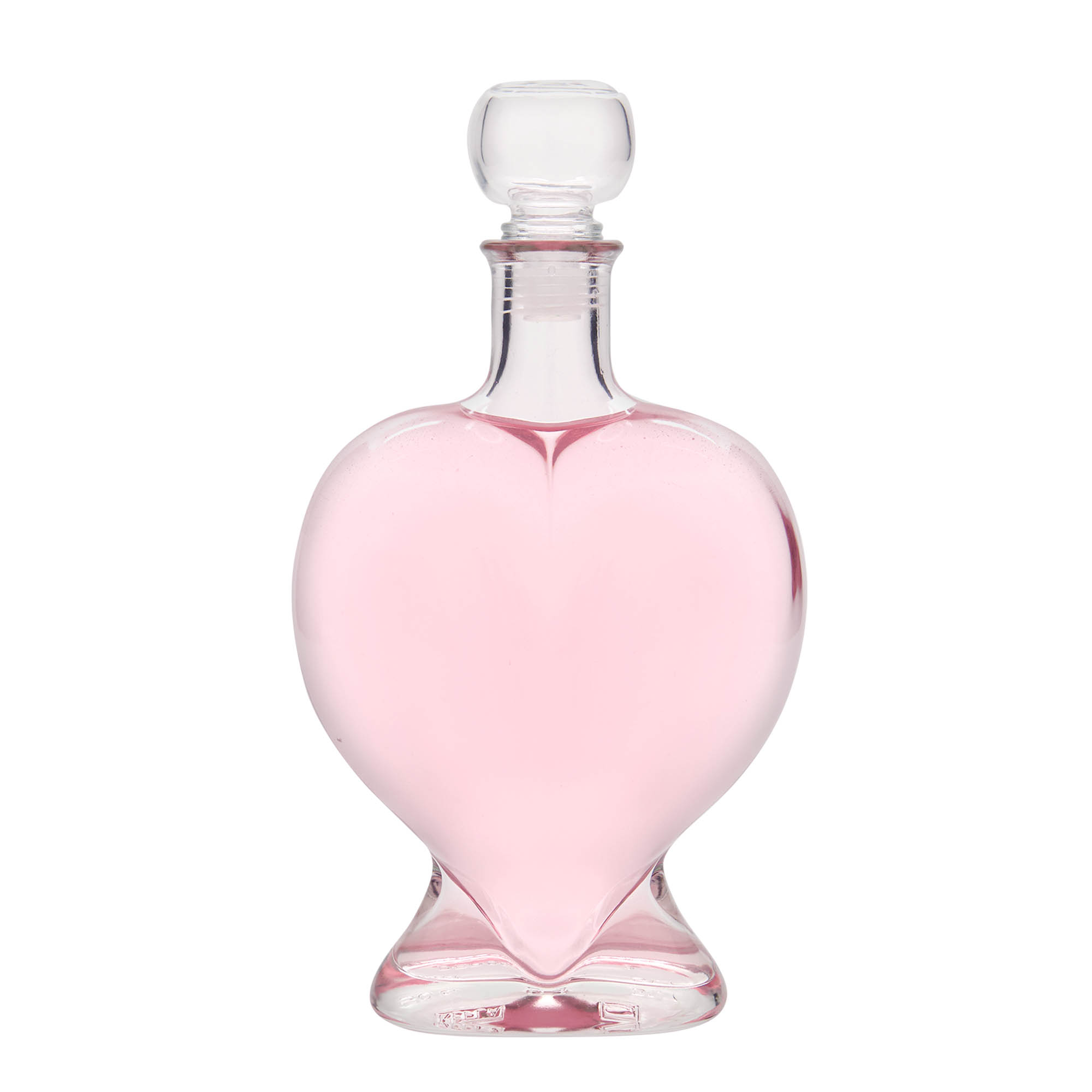 500 ml stikla pudele 'Sirds', atvere: korķis 500 ml stikla pudele 'Sirds', atvere: korķis