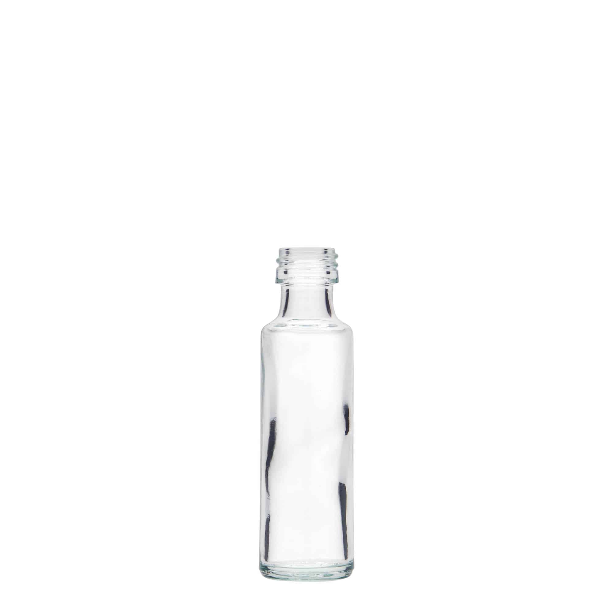 20 ml stikla pudele 'Dorica', aizdare: PP 18 20 ml stikla pudele 'Dorica', aizdare: PP 18