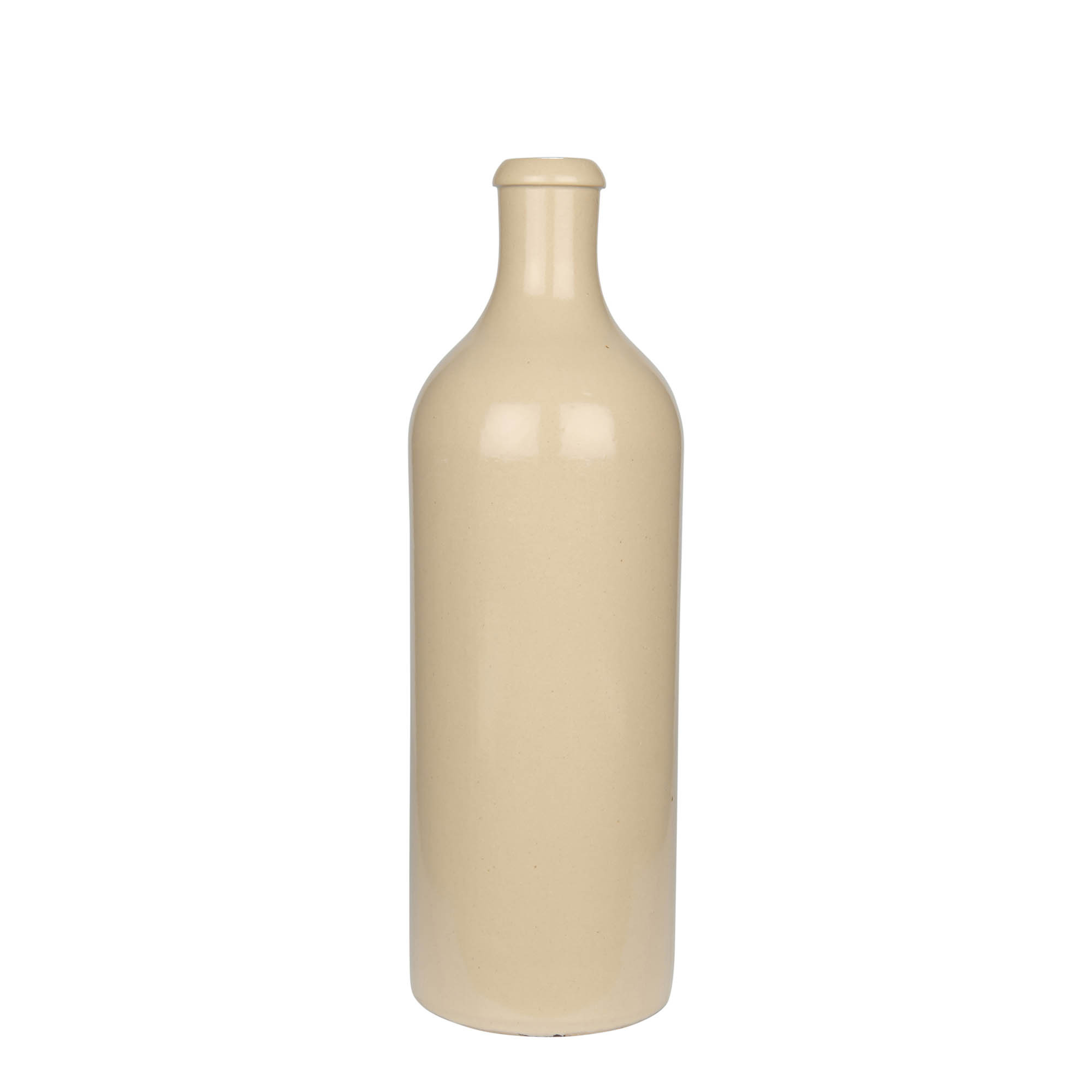 750 ml māla krūka, keramikas, bēša, atvere: korķis