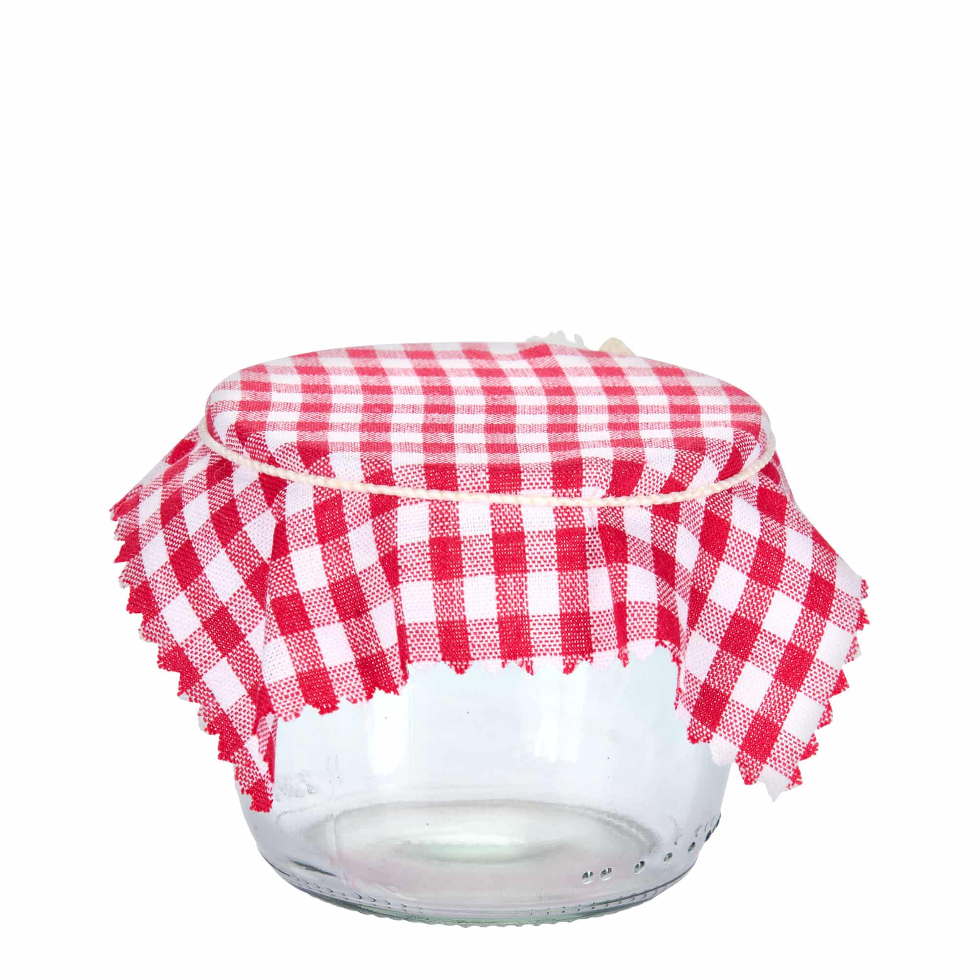 Auduma salvetīte rūtainā 12x12, kvadrātveida, tekstils, sarkana, atvere: TO38-TO53