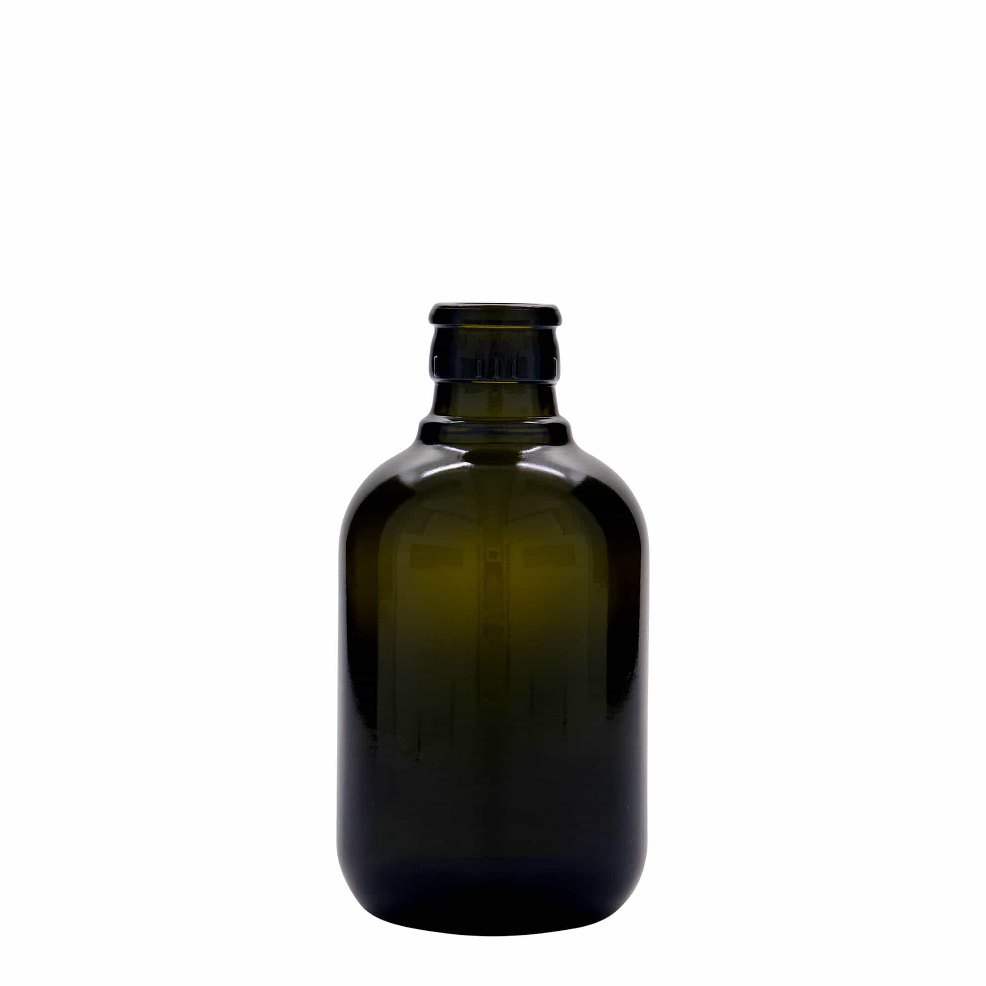 250 ml etiķe/eļļas pudele 'Biolio', stikla, antīki zaļa, aizdare: DOP 250 ml etiķe/eļļas pudele 'Biolio', stikla, antīki zaļa, aizdare: DOP