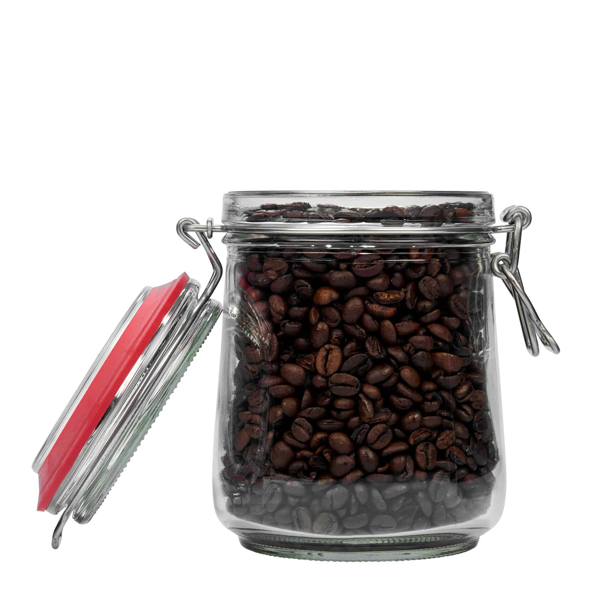 800 ml stiklaina burka ar metāla aizdari #, atvere: metāla aizdare ar stiepli