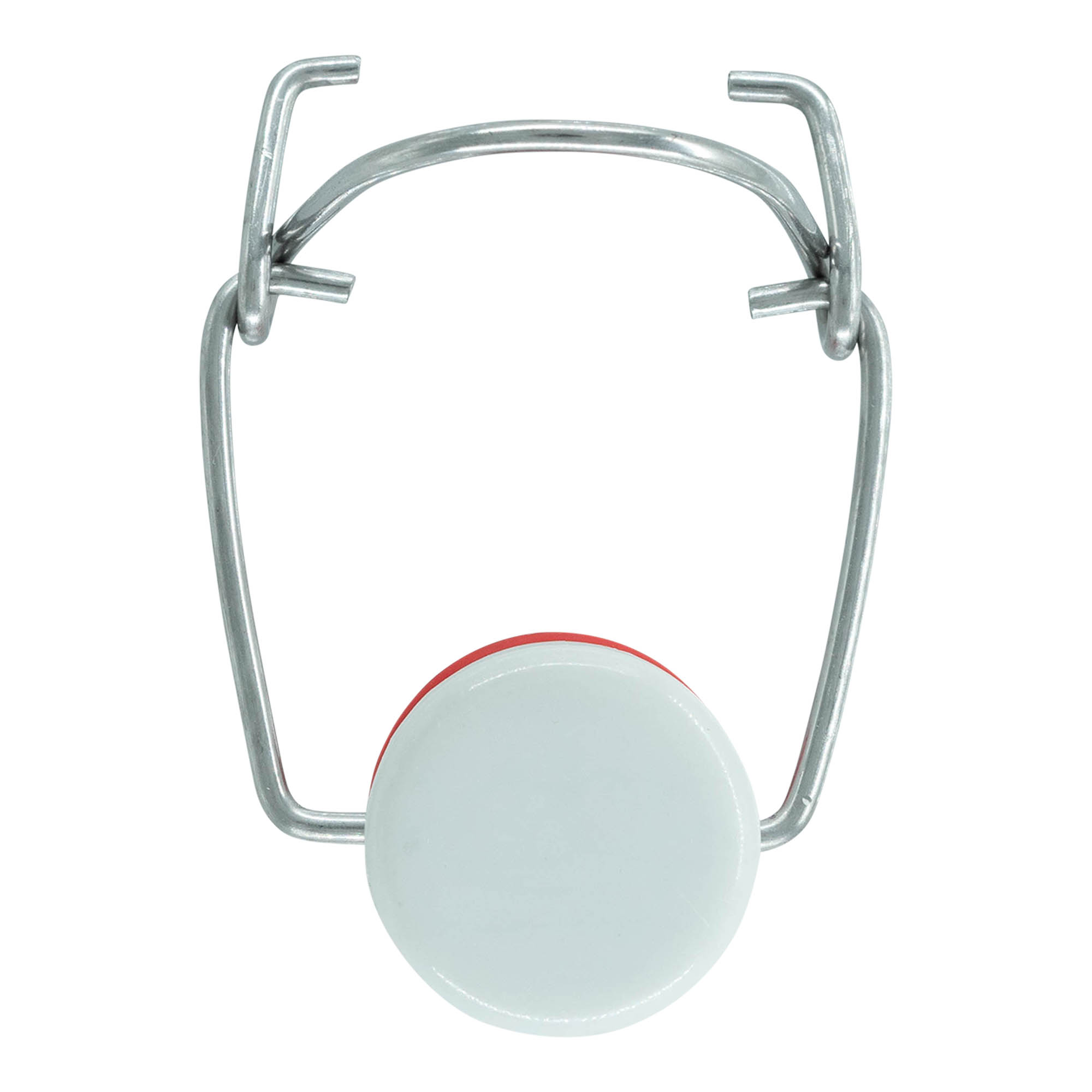 Speciāla izmēra skava, plastmasa, sarkani-balts Speciāla izmēra skava, plastmasa, sarkani-balts