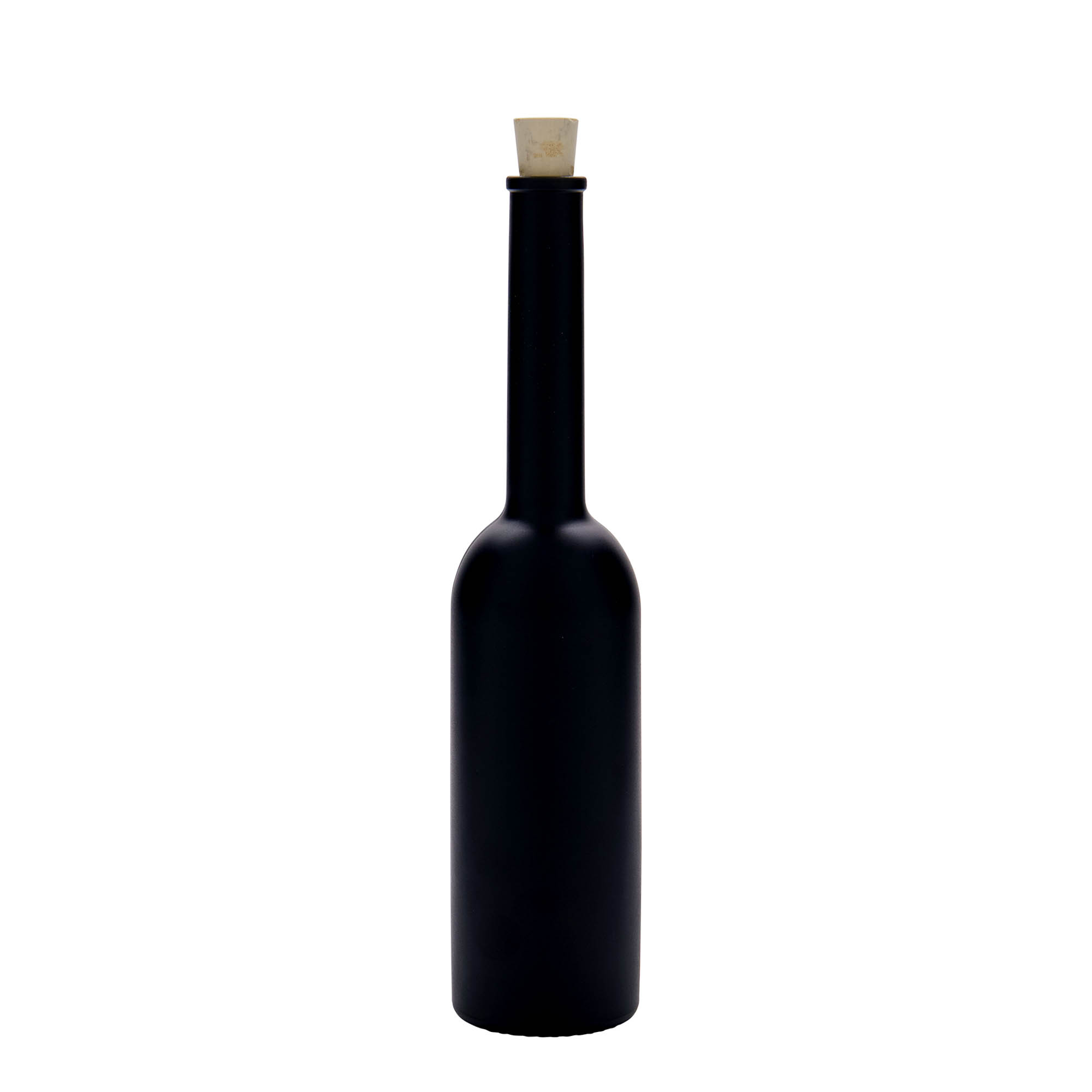 200 ml stikla pudele 'Opera', melna, atvere: korķis 200 ml stikla pudele 'Opera', melna, atvere: korķis