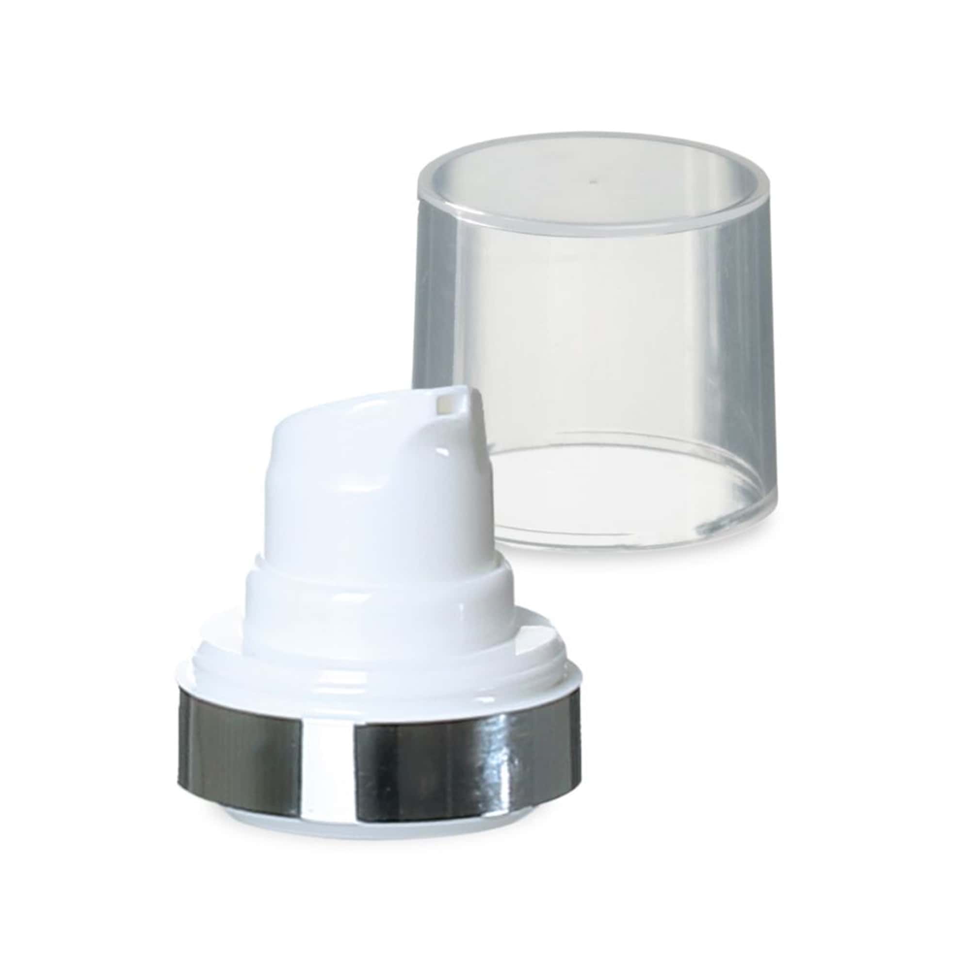 Airless galviņa Micro sudraba maliņa + dabiskas krāsas, spīdīgs aizbāznis