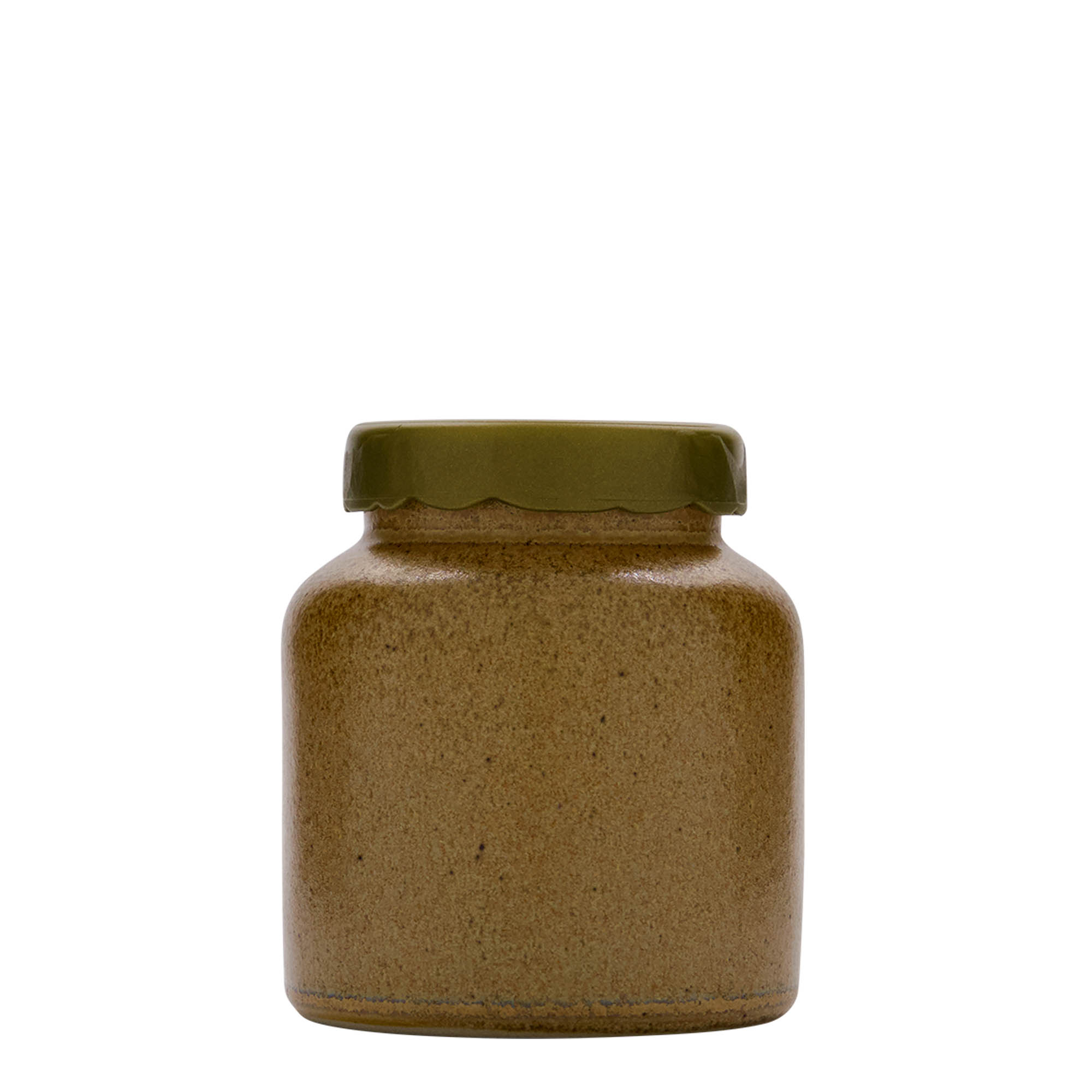 270 ml ķieģeļkeramikas pods, brūns kristāls, atvere: pārklājams vāks 270 ml ķieģeļkeramikas pods, brūns kristāls, atvere: pārklājams vāks