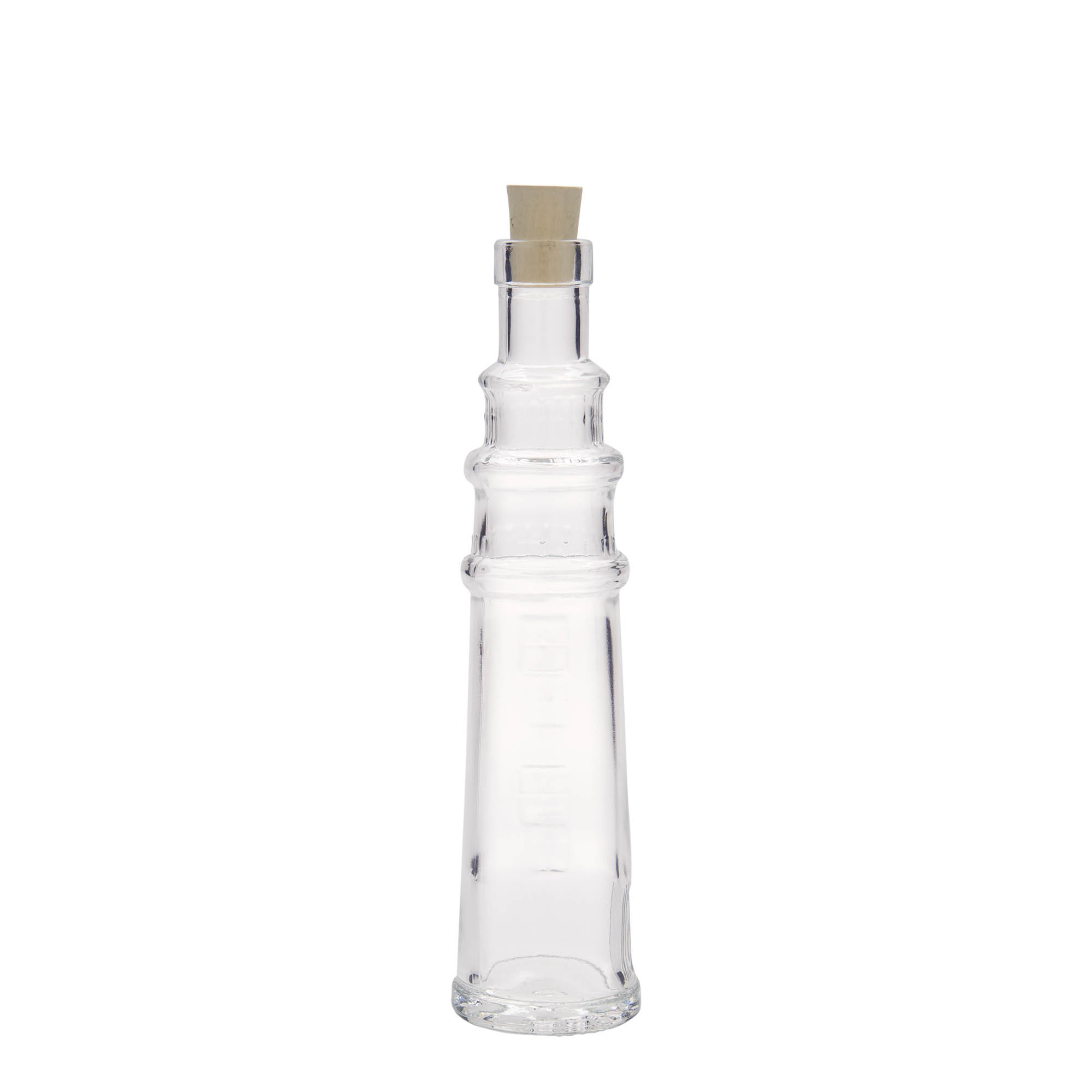 100 ml stikla pudele 'Leuchtturm', atvere: korķis 100 ml stikla pudele 'Leuchtturm', atvere: korķis