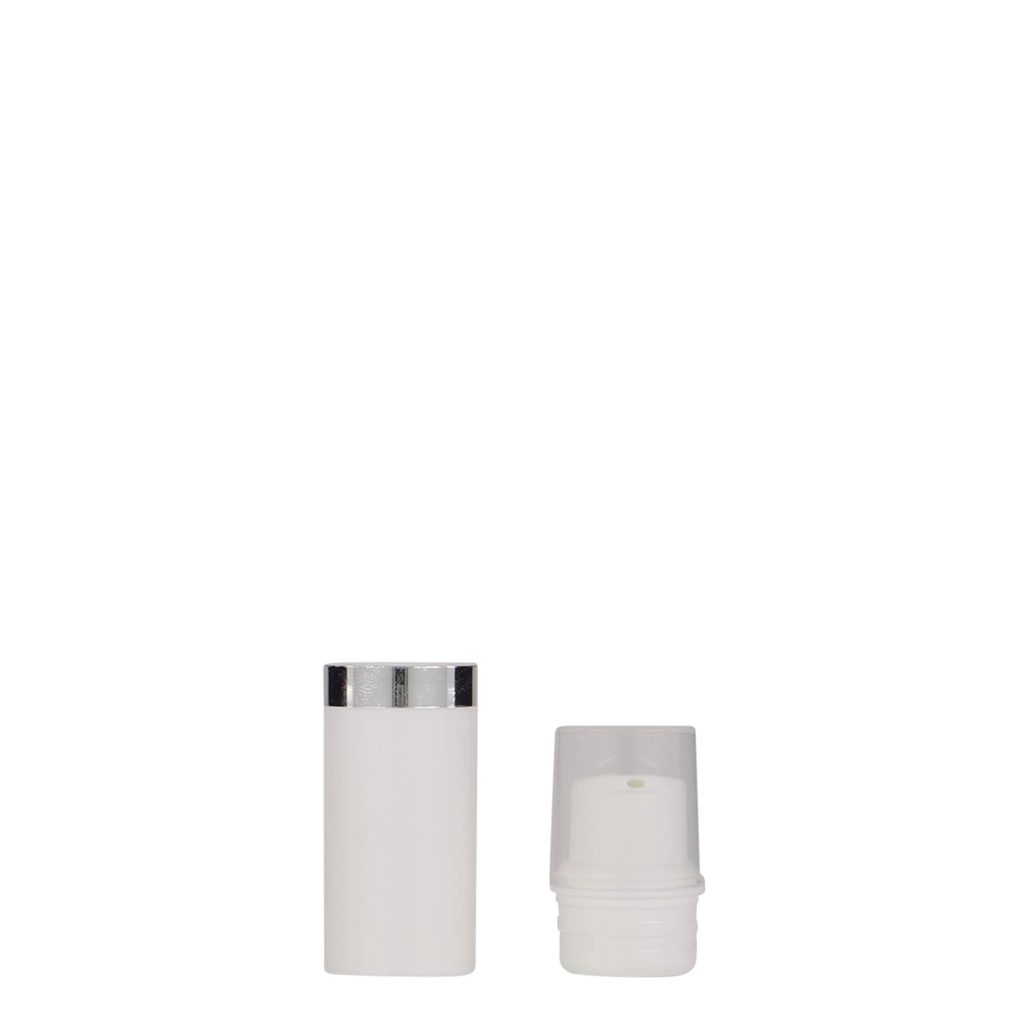 5 ml bezgaisa dozators 'Nano', PP plastmasa, balts