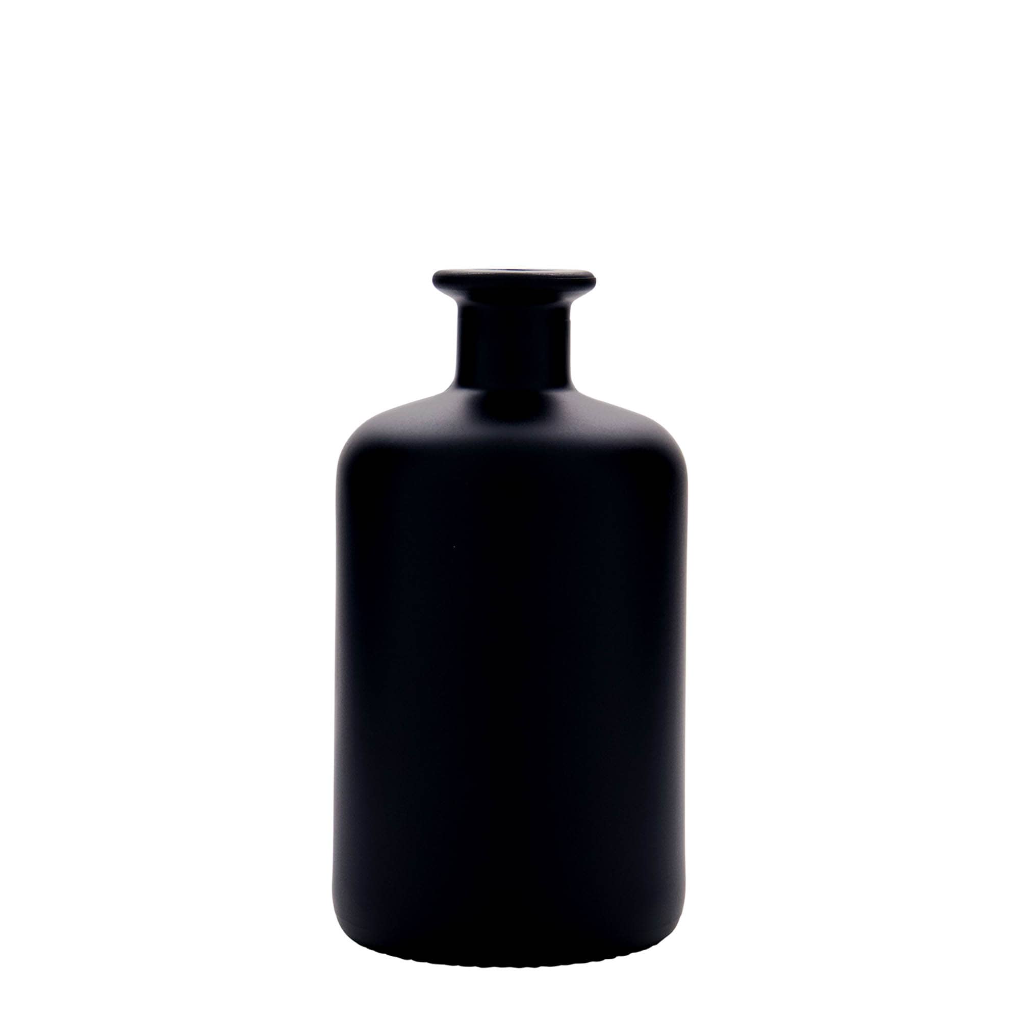 500 ml stikla pudele, farmācijas, melna, aizdare: korķis 500 ml stikla pudele, farmācijas, melna, aizdare: korķis