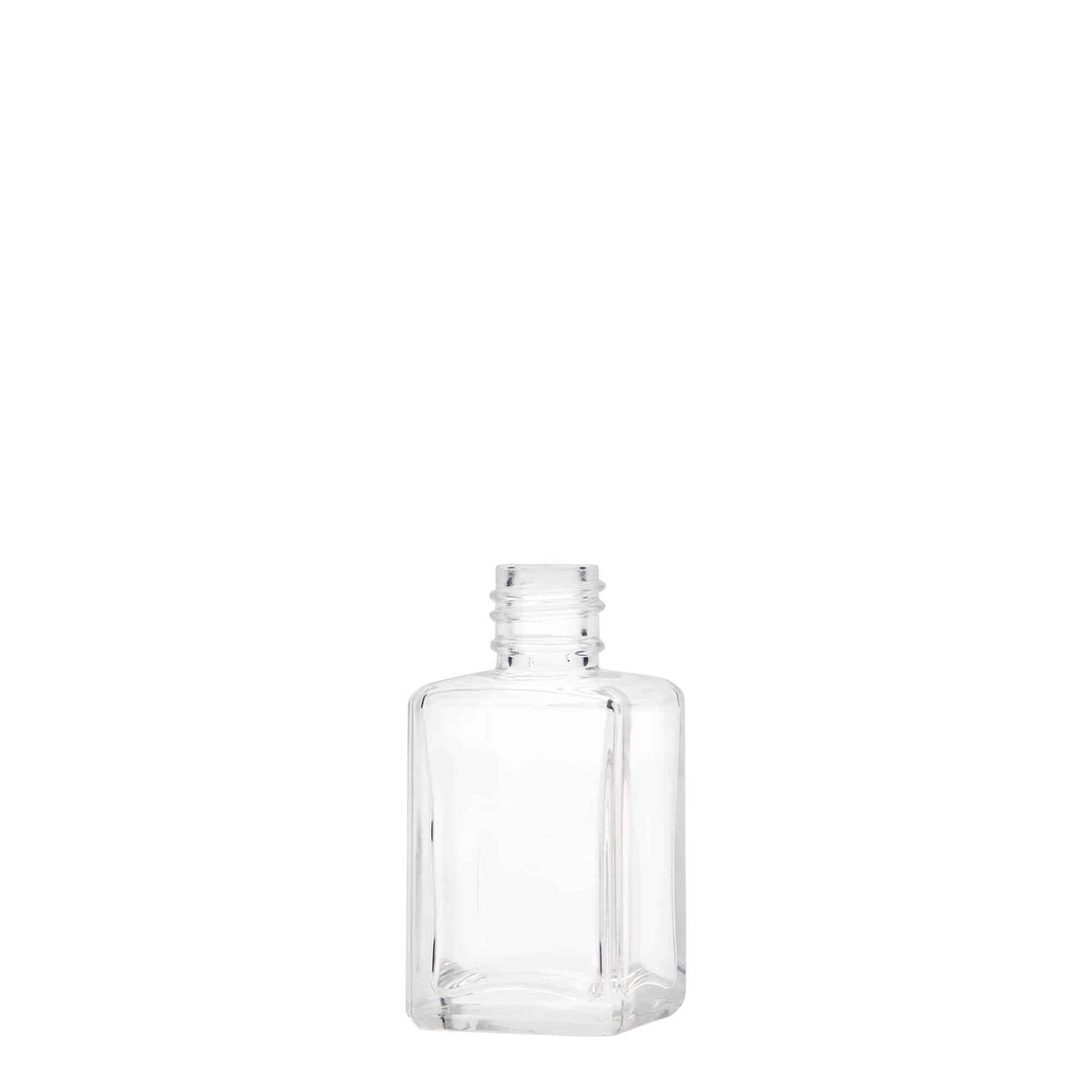 30 ml stikla pudele 'Tamme', kvadrātiska, atvere: PP 18