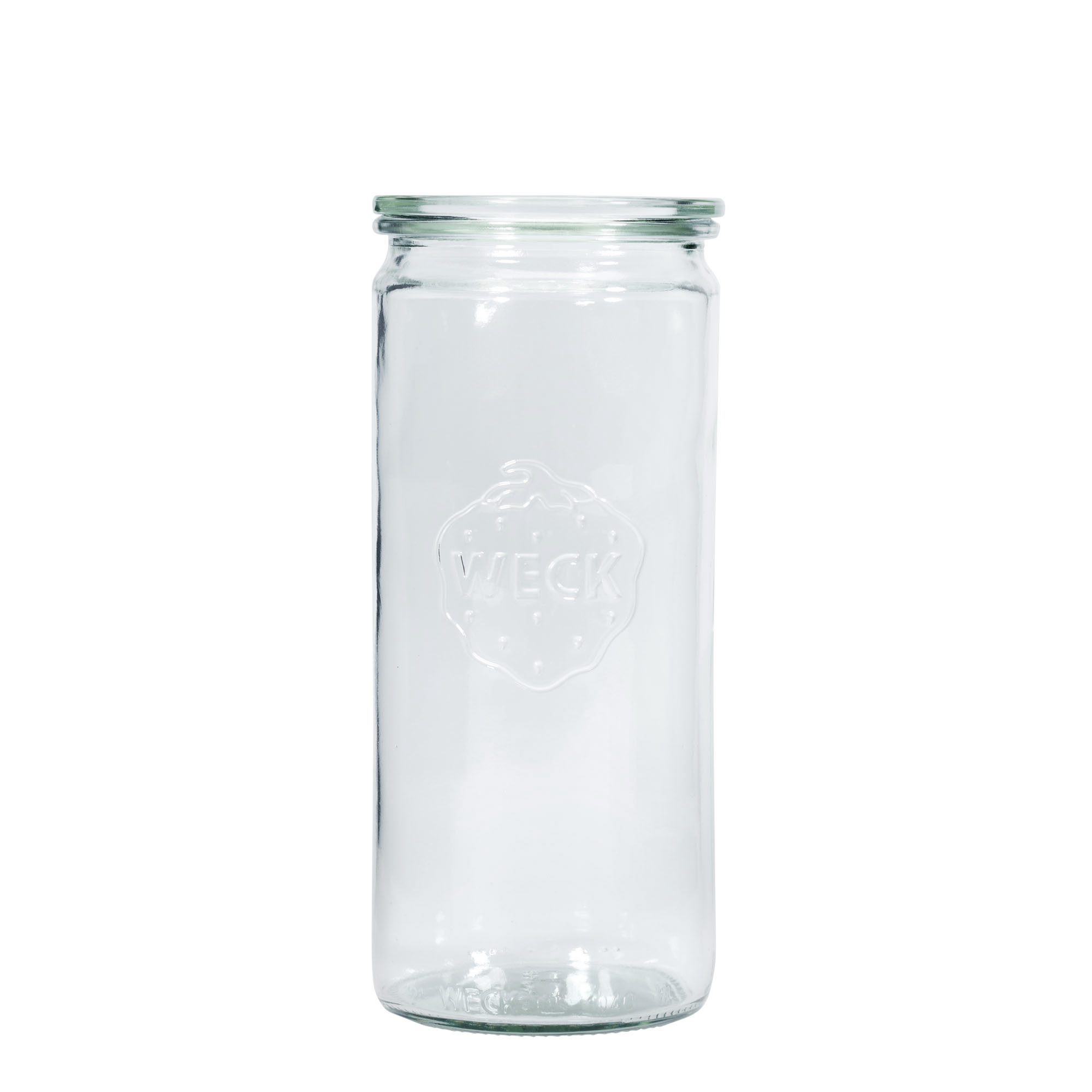 1,040 ml WECK cilindrveida stikls, atvere: apaļa mala 1,040 ml WECK cilindrveida stikls, atvere: apaļa mala