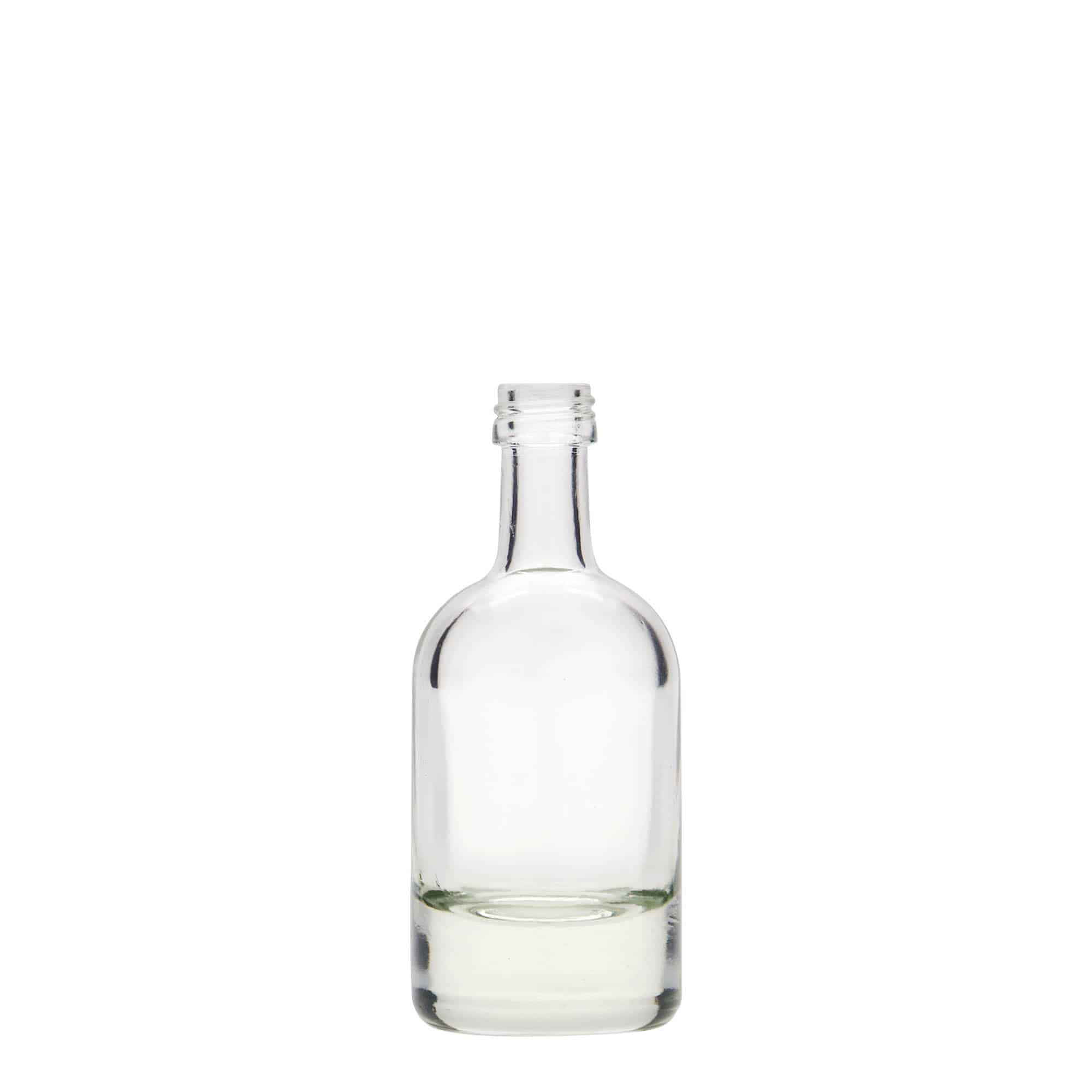 50 ml stikla pudele 'Linea Uno', aizdare: PP 18 50 ml stikla pudele 'Linea Uno', aizdare: PP 18