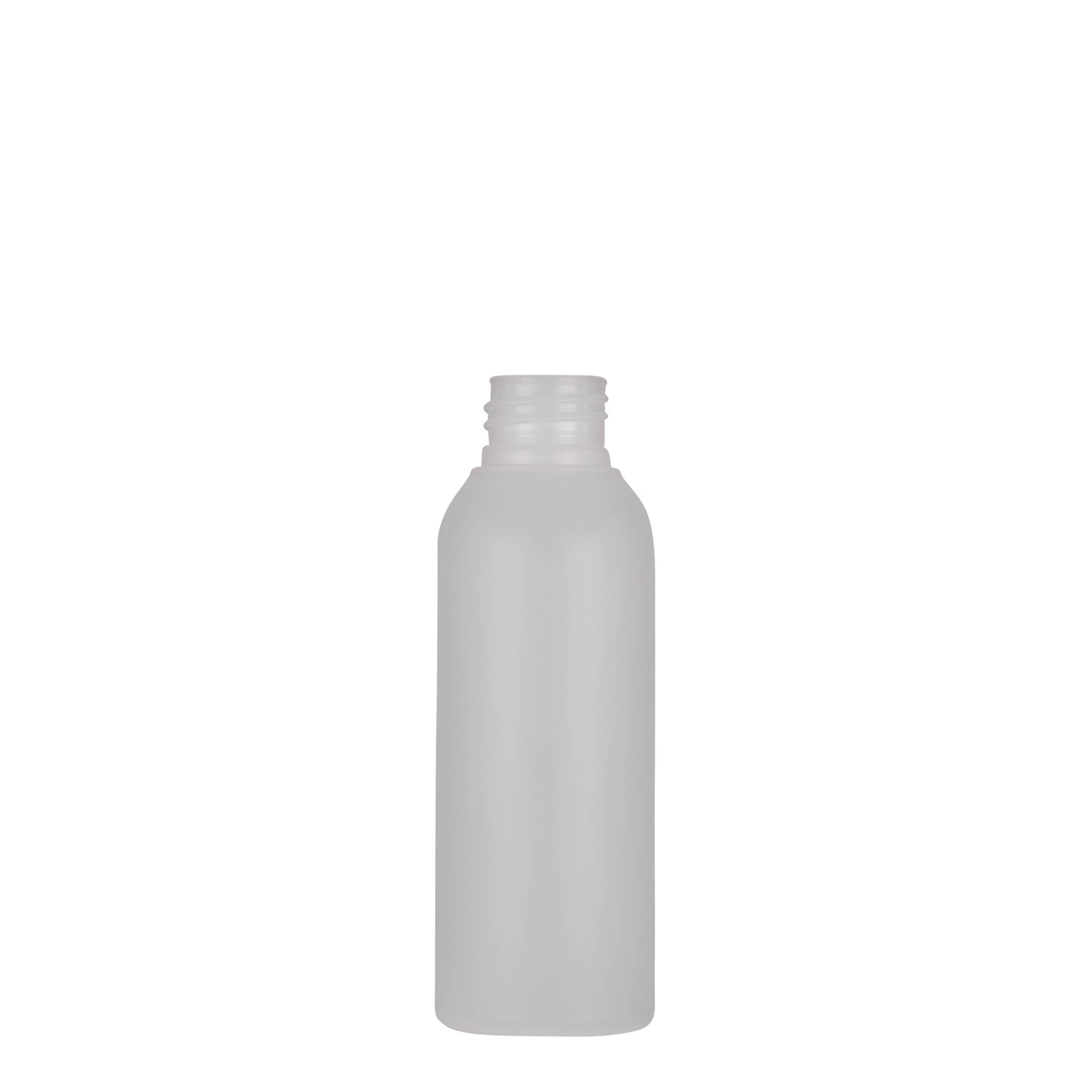 100 ml plastmasas pudele 'Tuffy', HDPE, dabīga, atvere: 24/410
