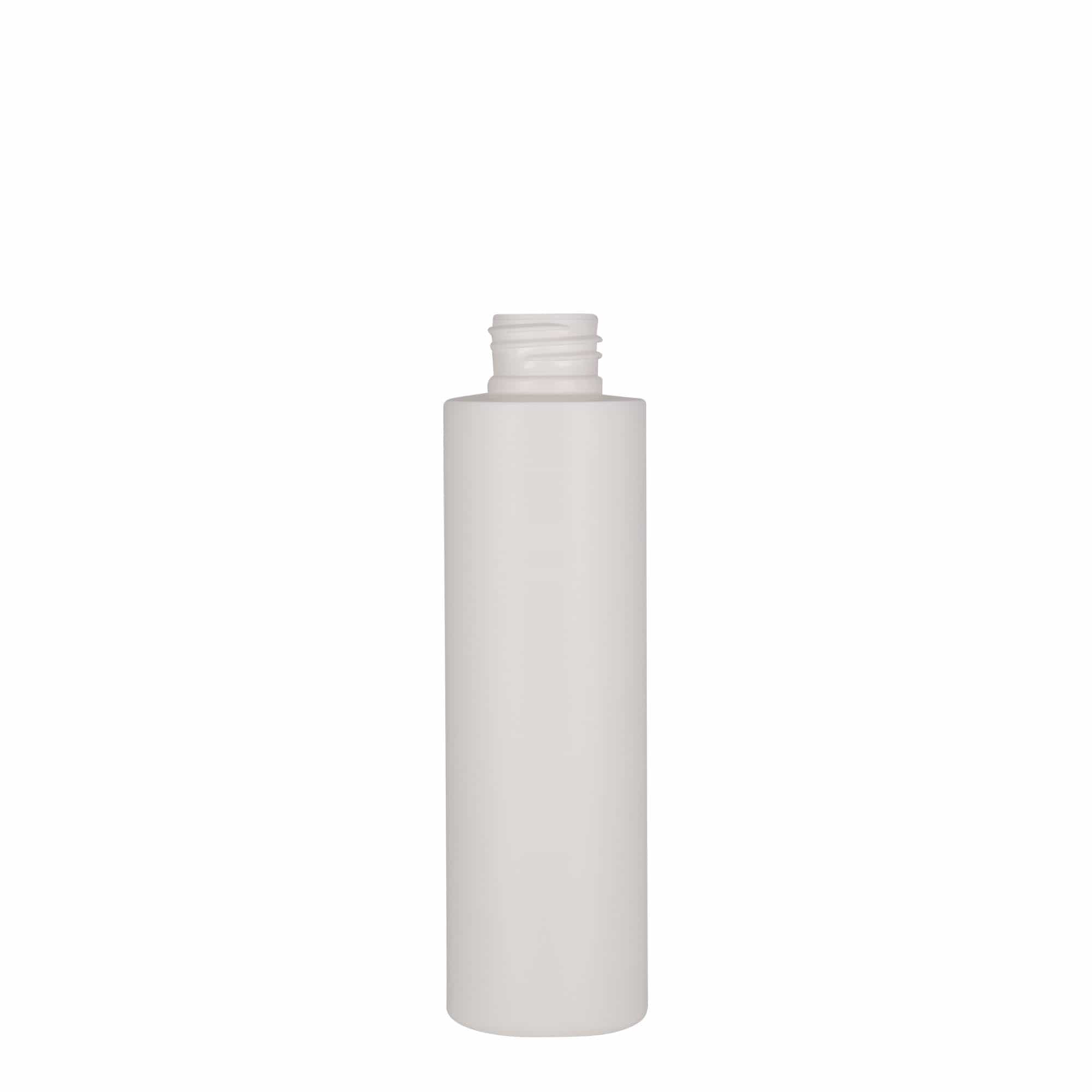 150 ml plastmasas pudele 'Pipe', HDPE, balta, atvere: 24/410