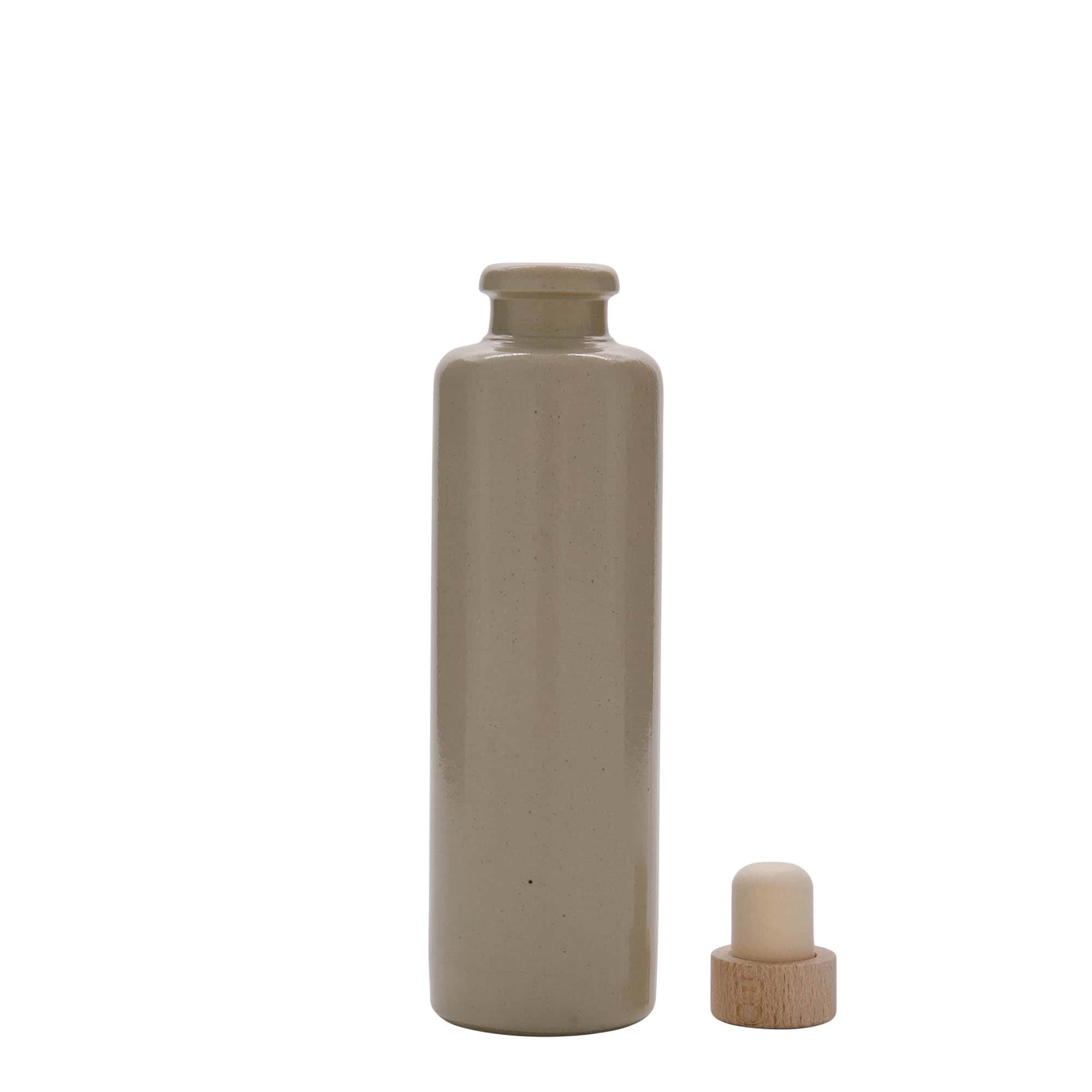 200 ml māla krūze, keramikas izstrādājums, bēša, atvere: korķis