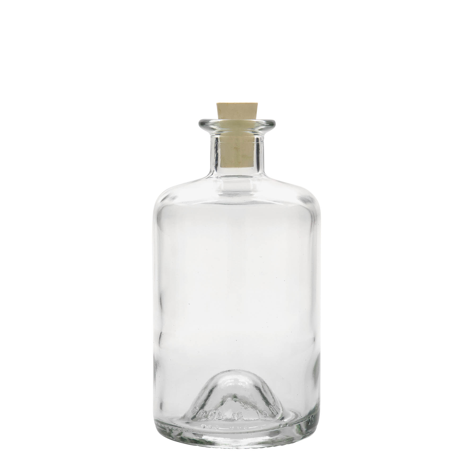500 ml stikla pudele aptiekāram, atvere: korķis 500 ml stikla pudele aptiekāram, atvere: korķis