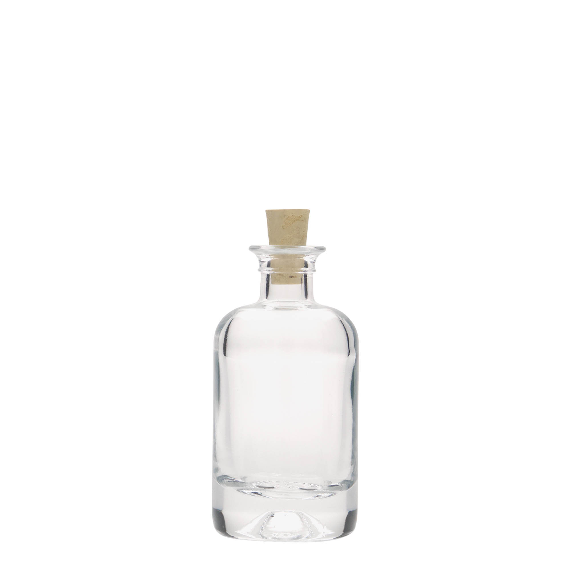 40 ml stikla pudele aptiekāram, atvere: korķis