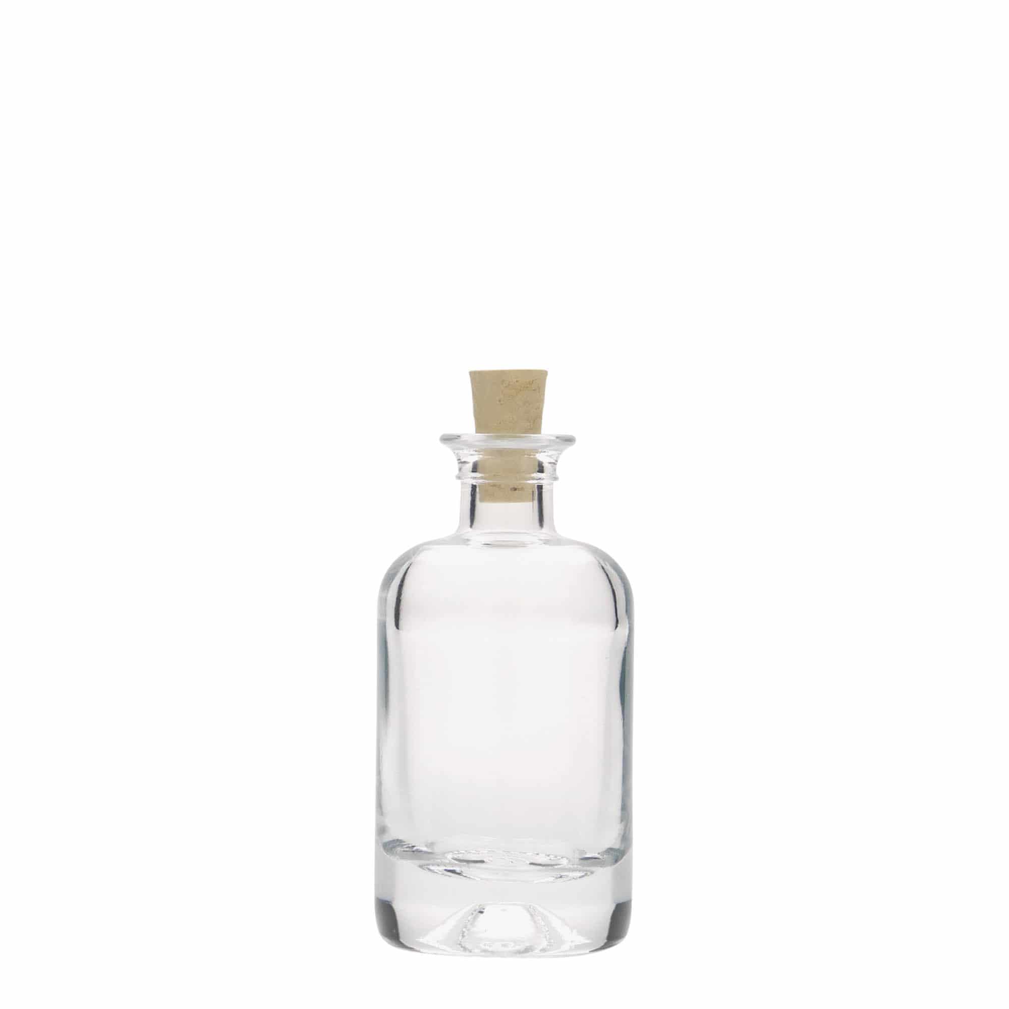 40 ml stikla pudele aptiekāram, atvere: korķis