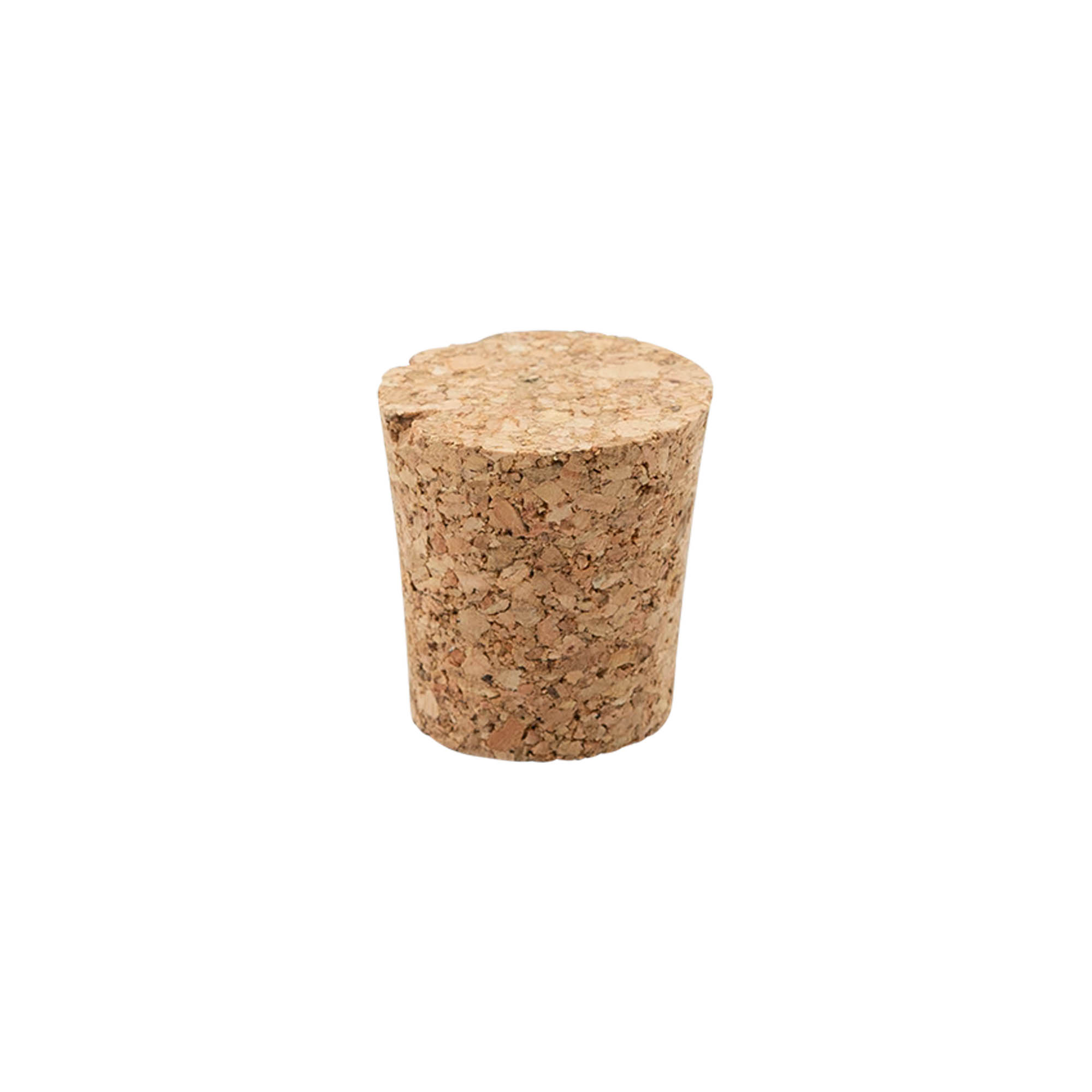 Spicveida korķis 21-26 x 27, presēts korķis, bēšs, priekš atveres: korķis