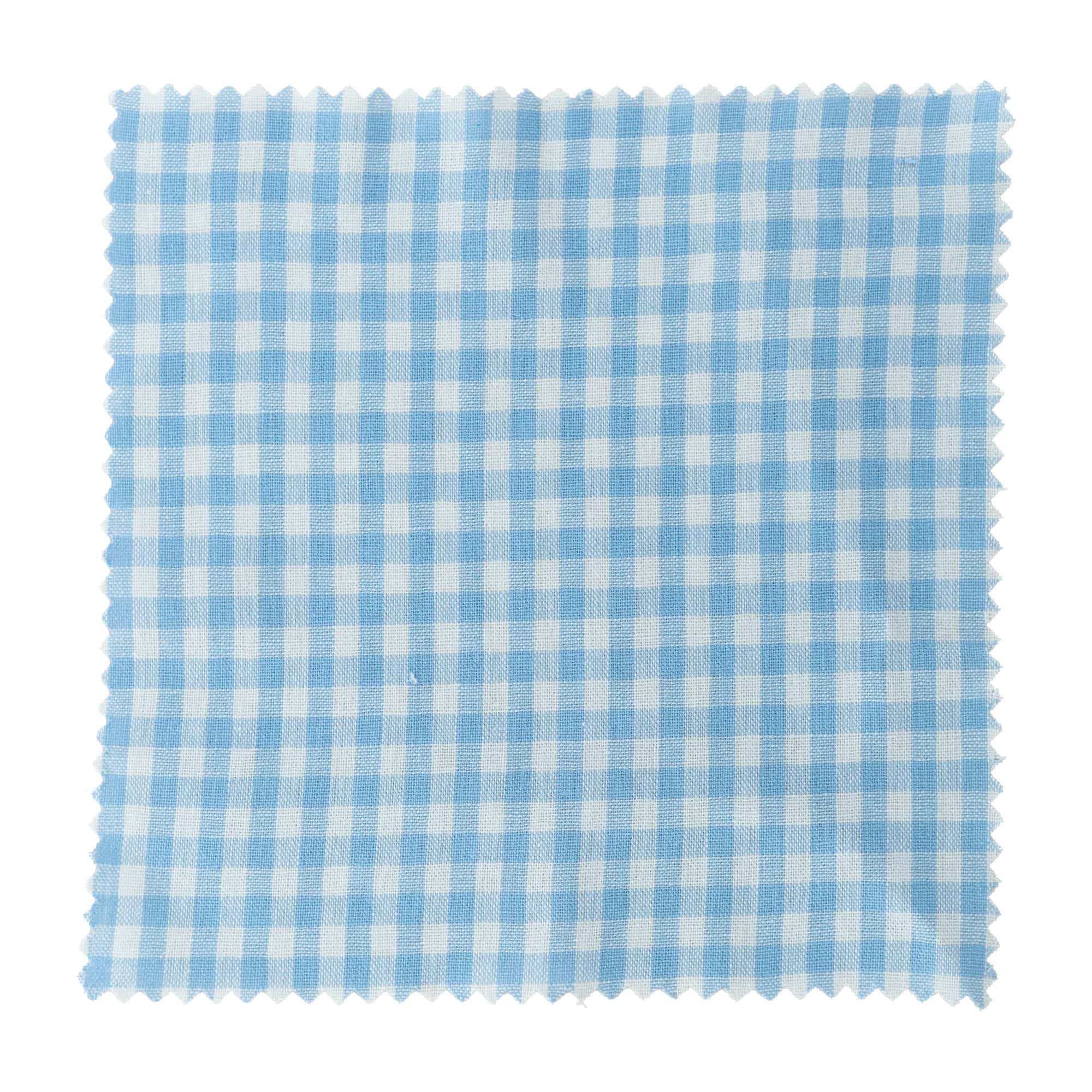 Auduma laktiņš, rūtains, 15x15, kvadrātisks, auduma, gaiši zils, aizdare: TO58-TO82 Auduma laktiņš, rūtains, 15x15, kvadrātisks, auduma, gaiši zils, aizdare: TO58-TO82
