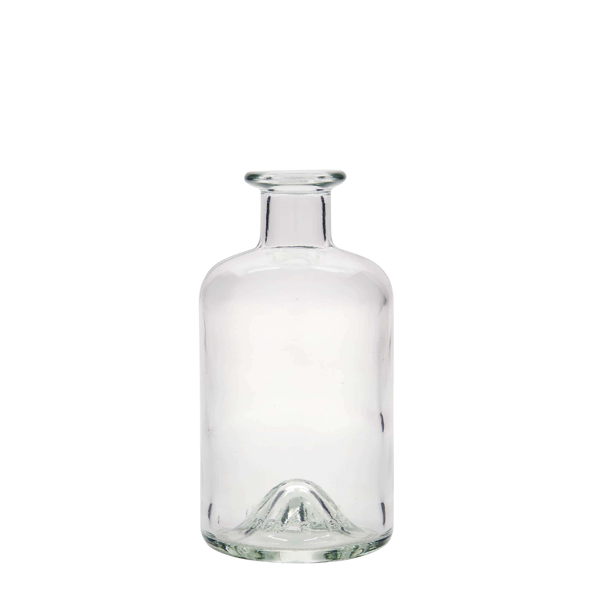 350 ml stikla pudele aptiekāram, atvere: korķis