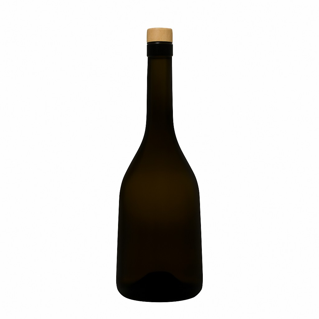 750 ml stikla pudele 'Rustica', antīkzaļa, atvere: korķis 750 ml stikla pudele 'Rustica', antīkzaļa, atvere: korķis