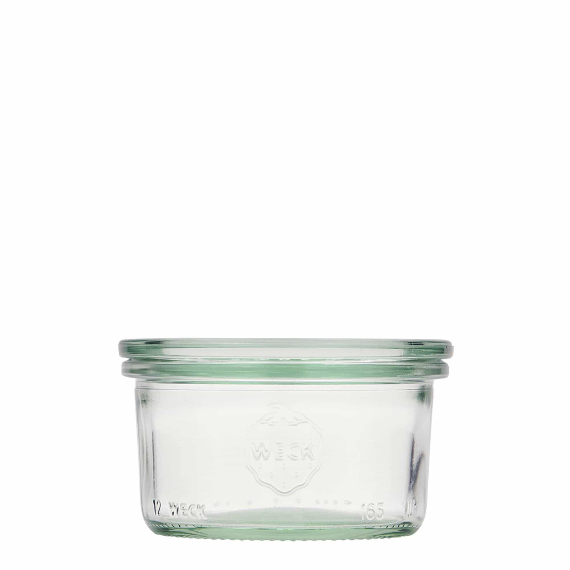165 ml WECK krūzes burka, atvere: apaļš maliņš