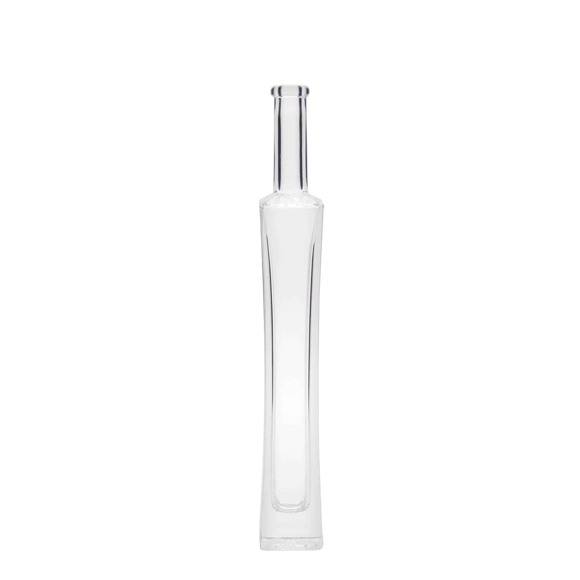 100 ml stikla pudele 'Koko', kvadrātiska, aizdare: korķis