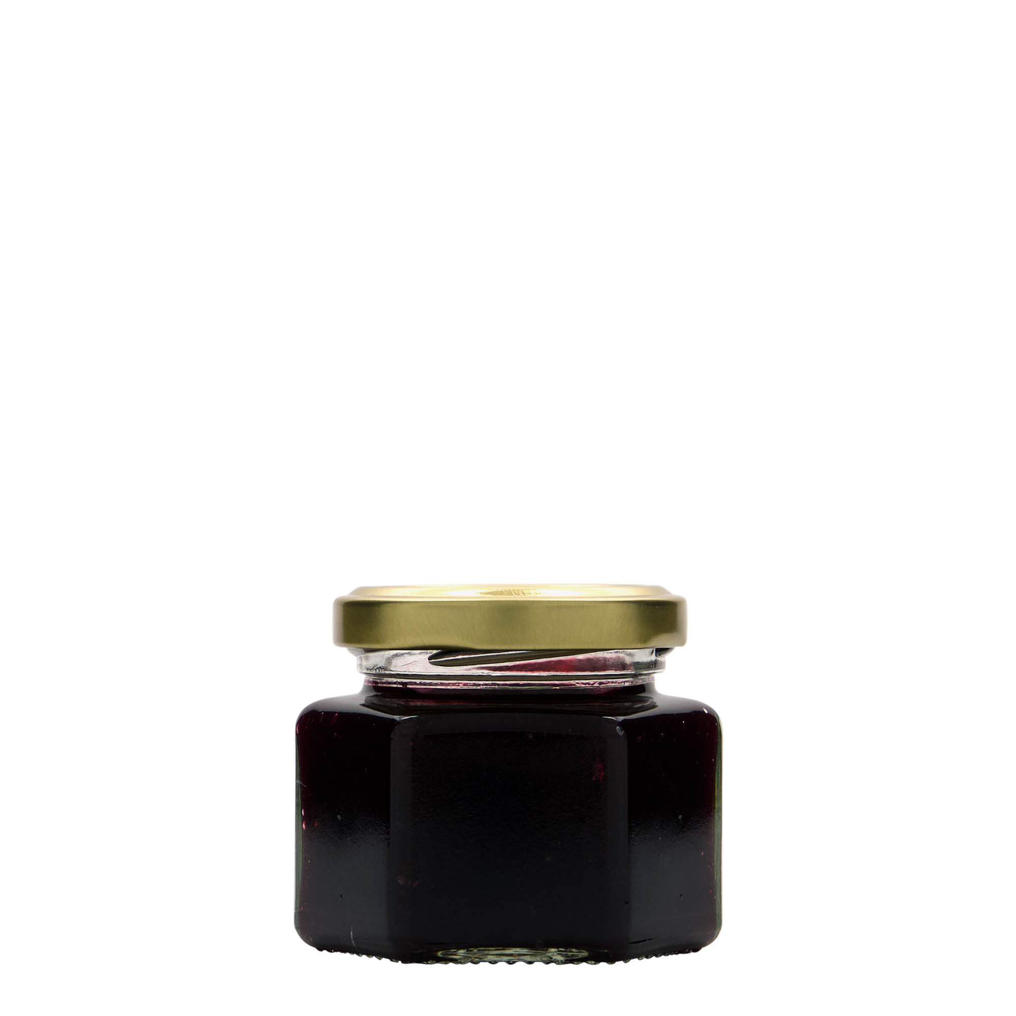 106 ml sešstūra stikla burka, atvere: Twist-Off (TO 53) 106 ml sešstūra stikla burka, atvere: Twist-Off (TO 53)