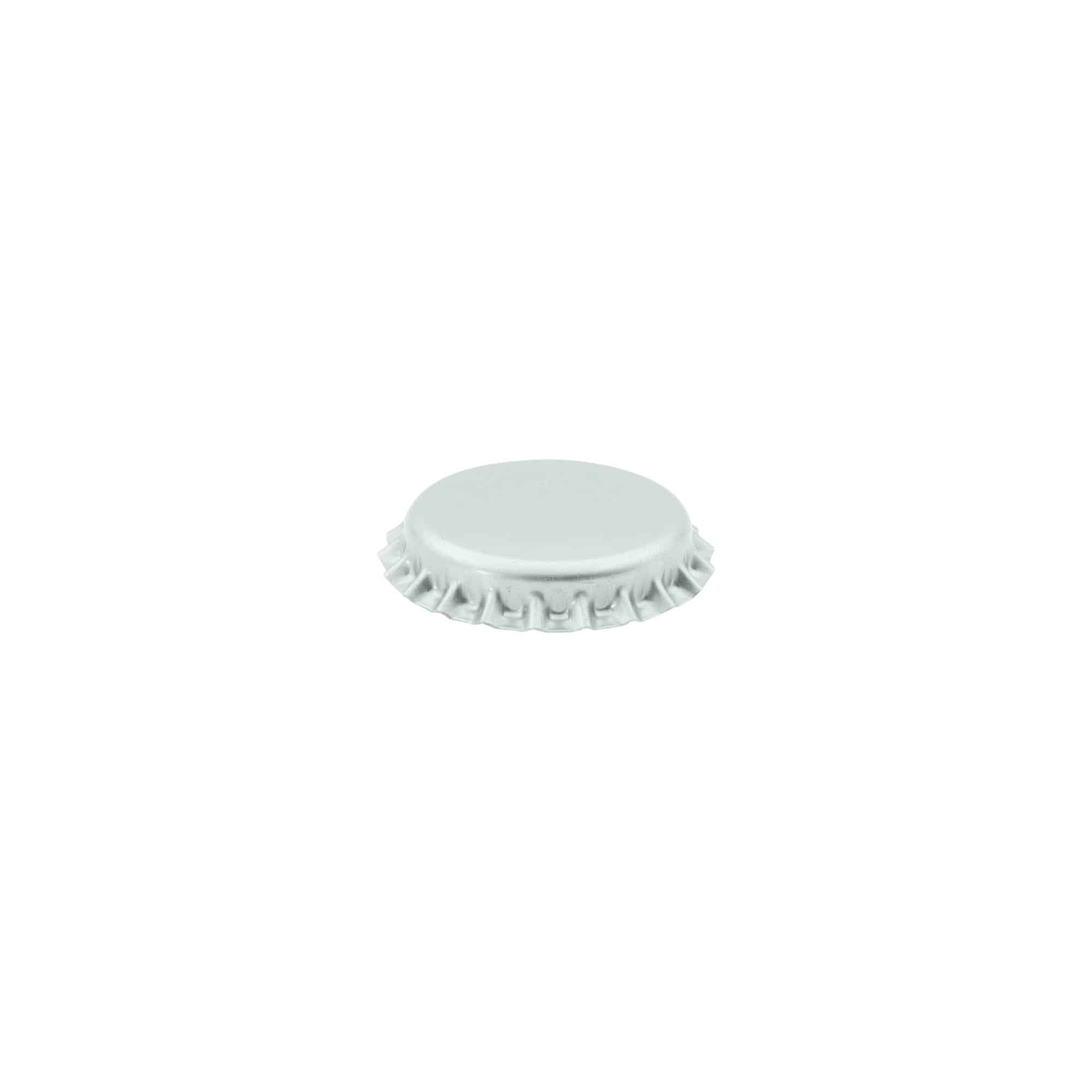 Korķu cepurīši 26 mm, metāls, sudraba krāsā