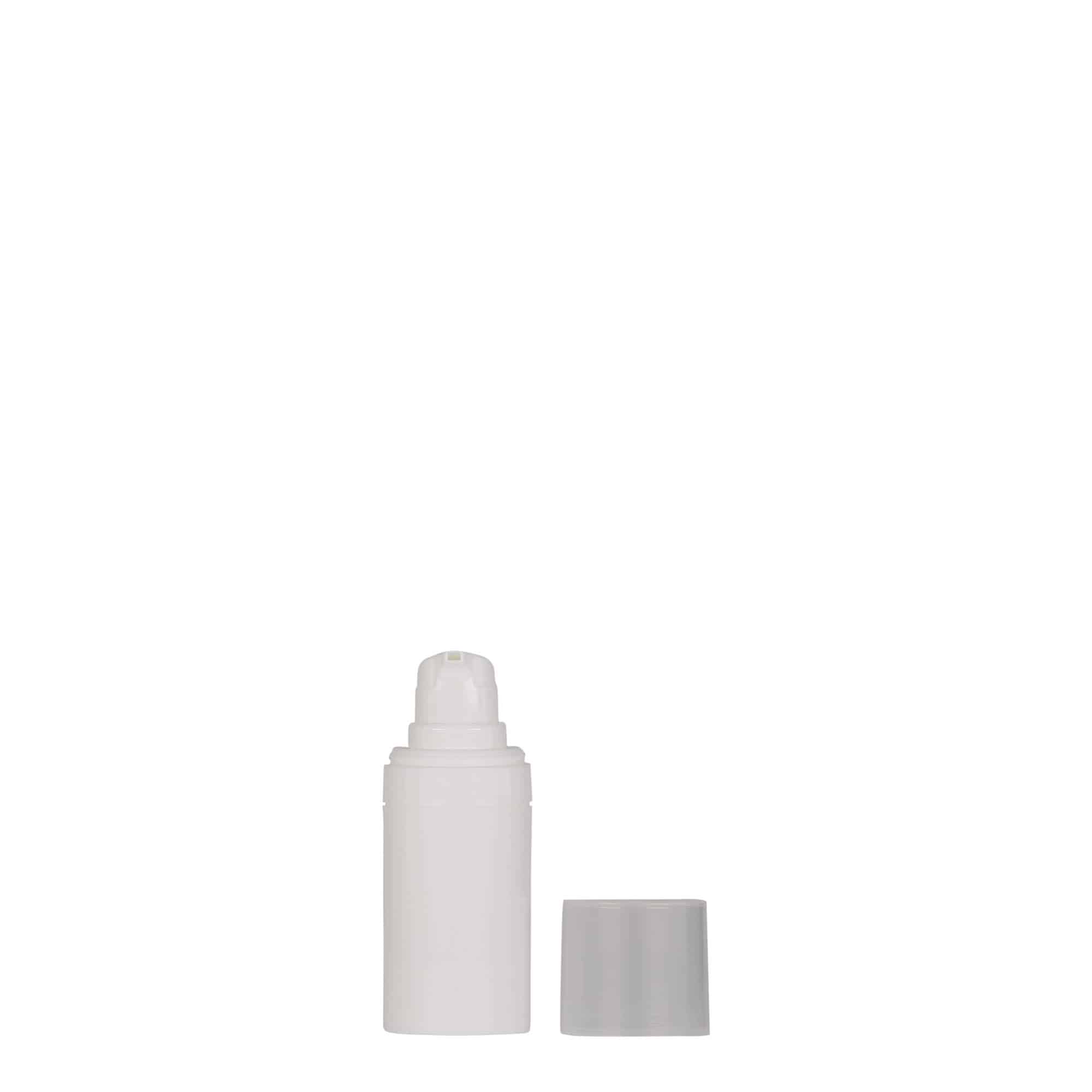 15 ml Airless dozators 'Micro', PP plastmasa, balts