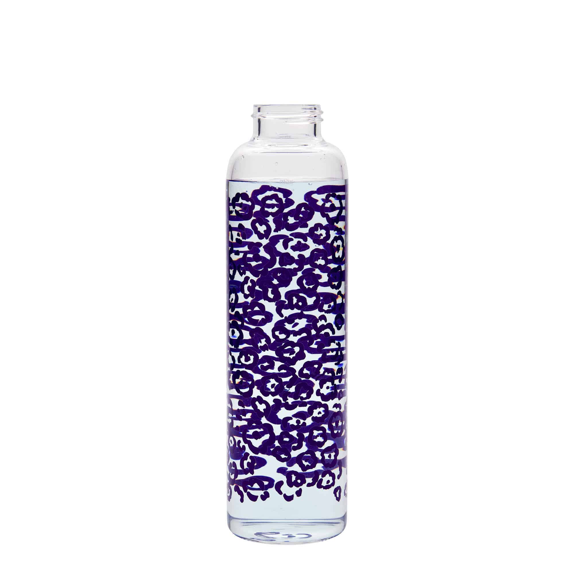 500 ml dzeramā pudele 'Perseus - violetas puķes', atvere: skrūvējams vāciņš